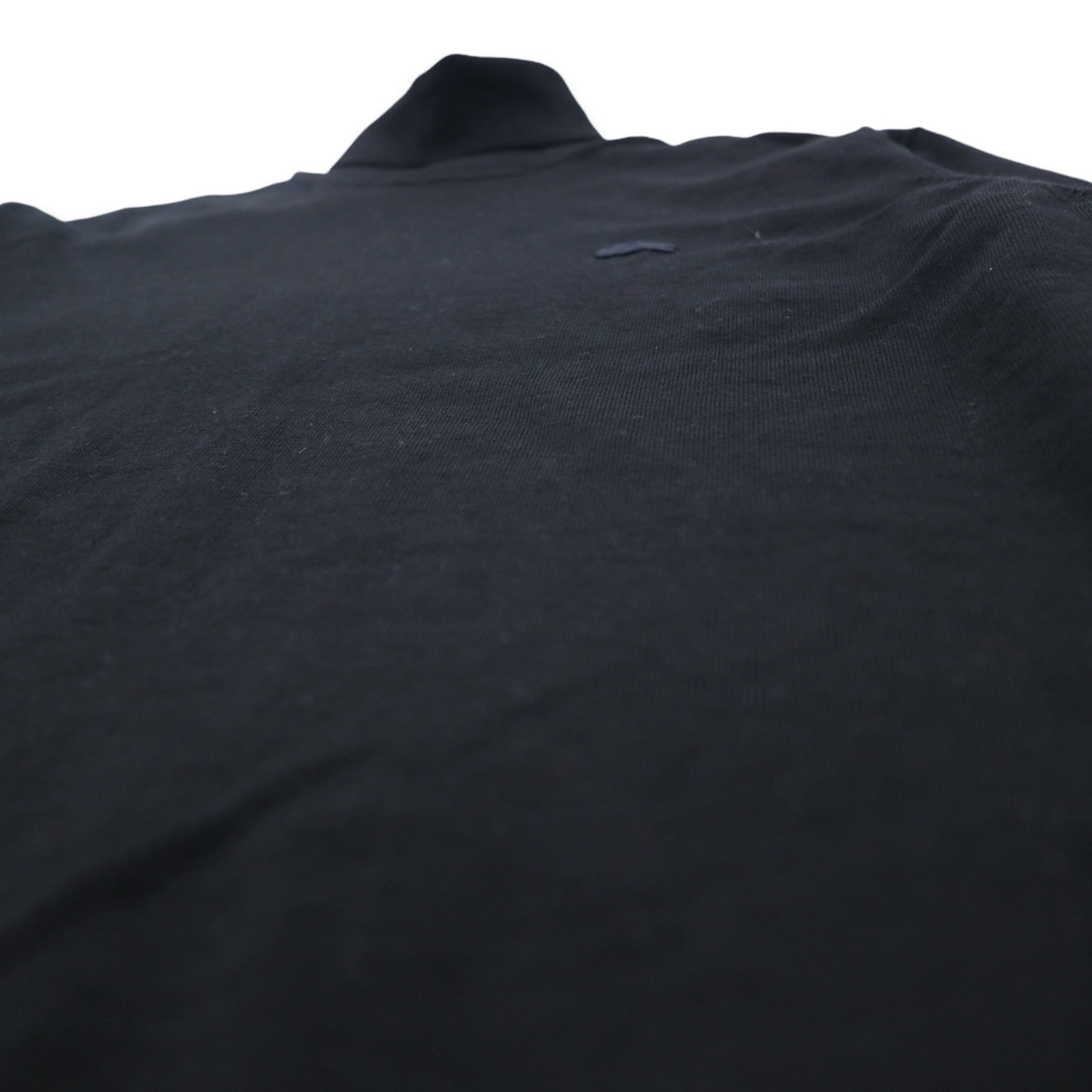 LACOSTE Maglione Collo Alto in Lana Merino XL Nero Pura Lana Logo Ricamato REGULAR FIT AH1959-00
