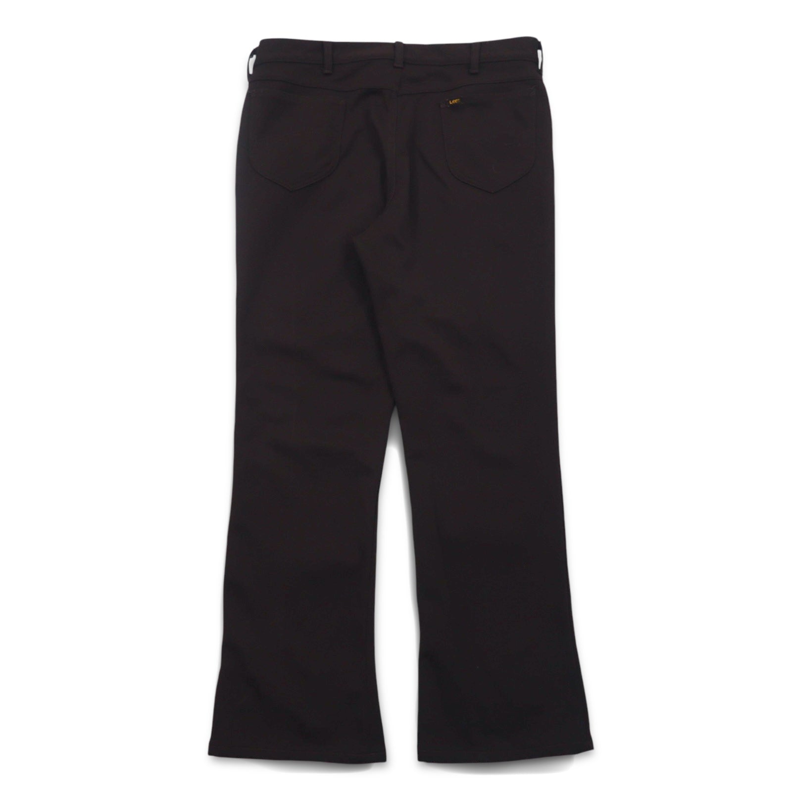 Lee anni '70 USA pantaloni svasati bootcut L marroni cerniera 42TALON poliestere