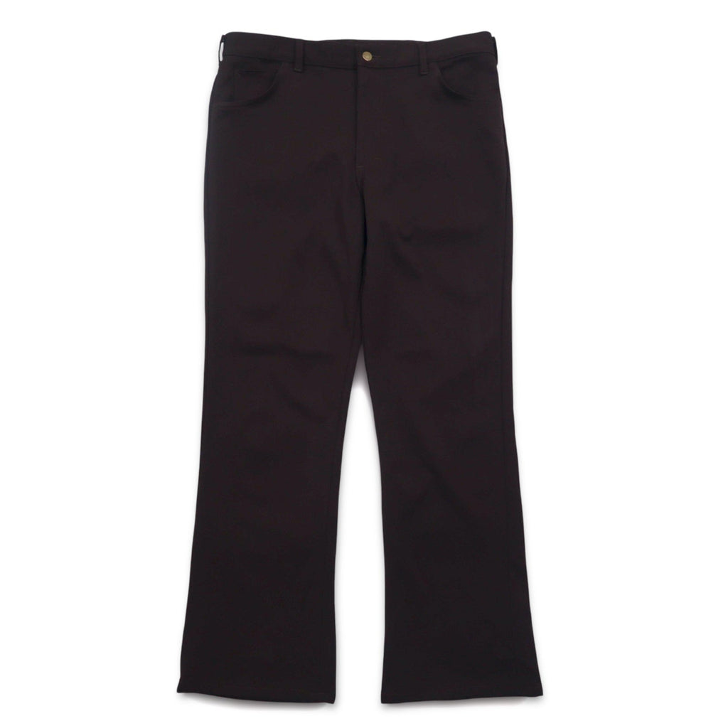 Lee anni '70 USA pantaloni svasati bootcut L marroni cerniera 42TALON poliestere