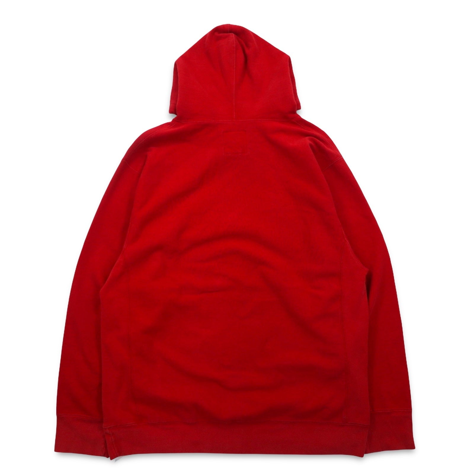 Anni '90 STEVE & BARRY'S felpa con cappuccio Reverse Weave, taglia L, rossa, college OHIO STATE, logo ad arco