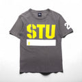 stussy 90年代 USA製 オールドステューシー シングルステッチ Tシャツ S グレー コットン 両面プリント