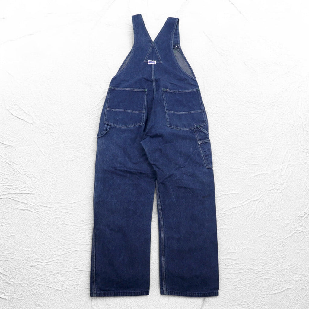 BIG SMITH anni '60, salopette di jeans Made in USA, taglia XL, indaco blu, bottoni a ciambella