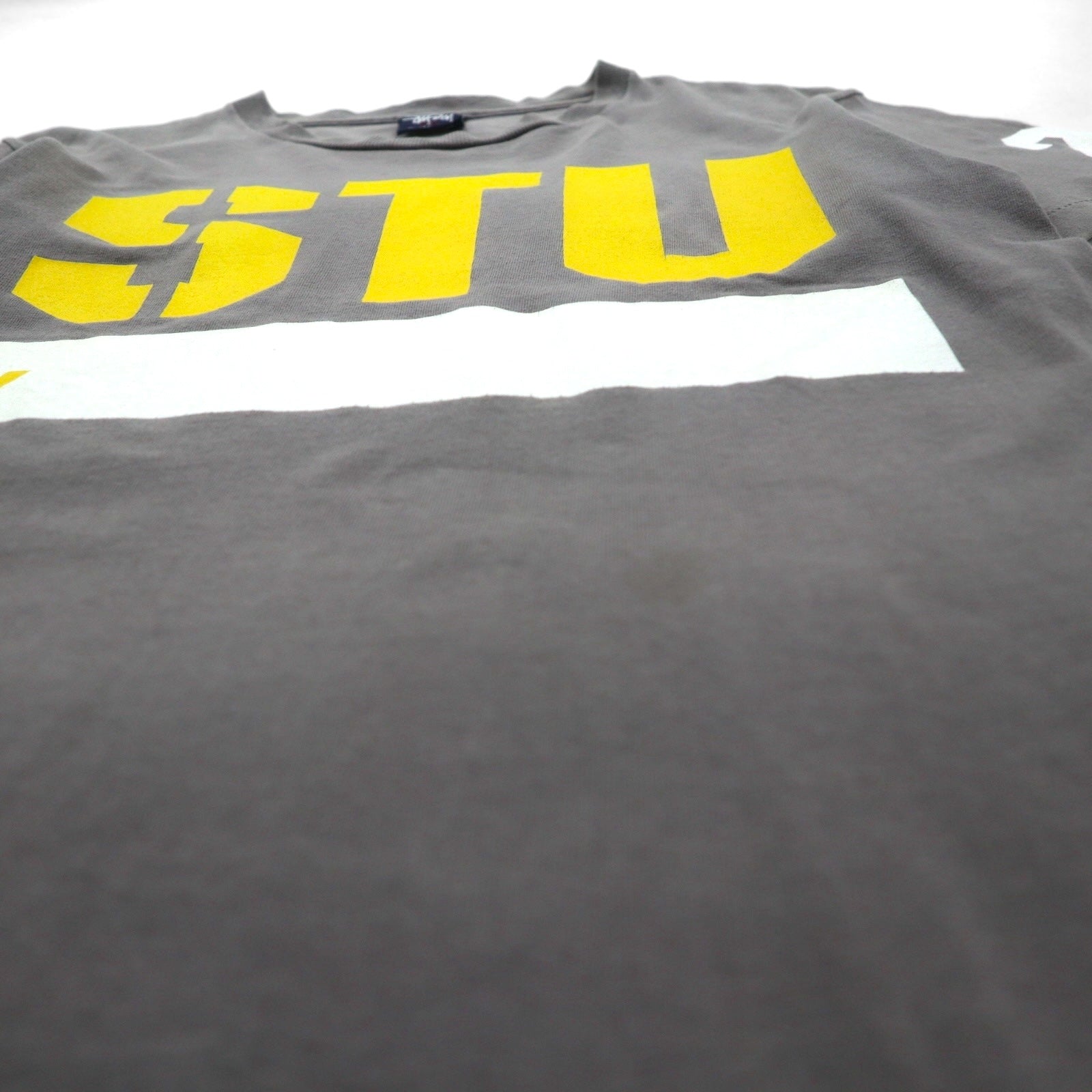 stussy anni '90 Made in USA Old Stussy cucitura singola T-shirt S grigio cotone stampa fronte/retro