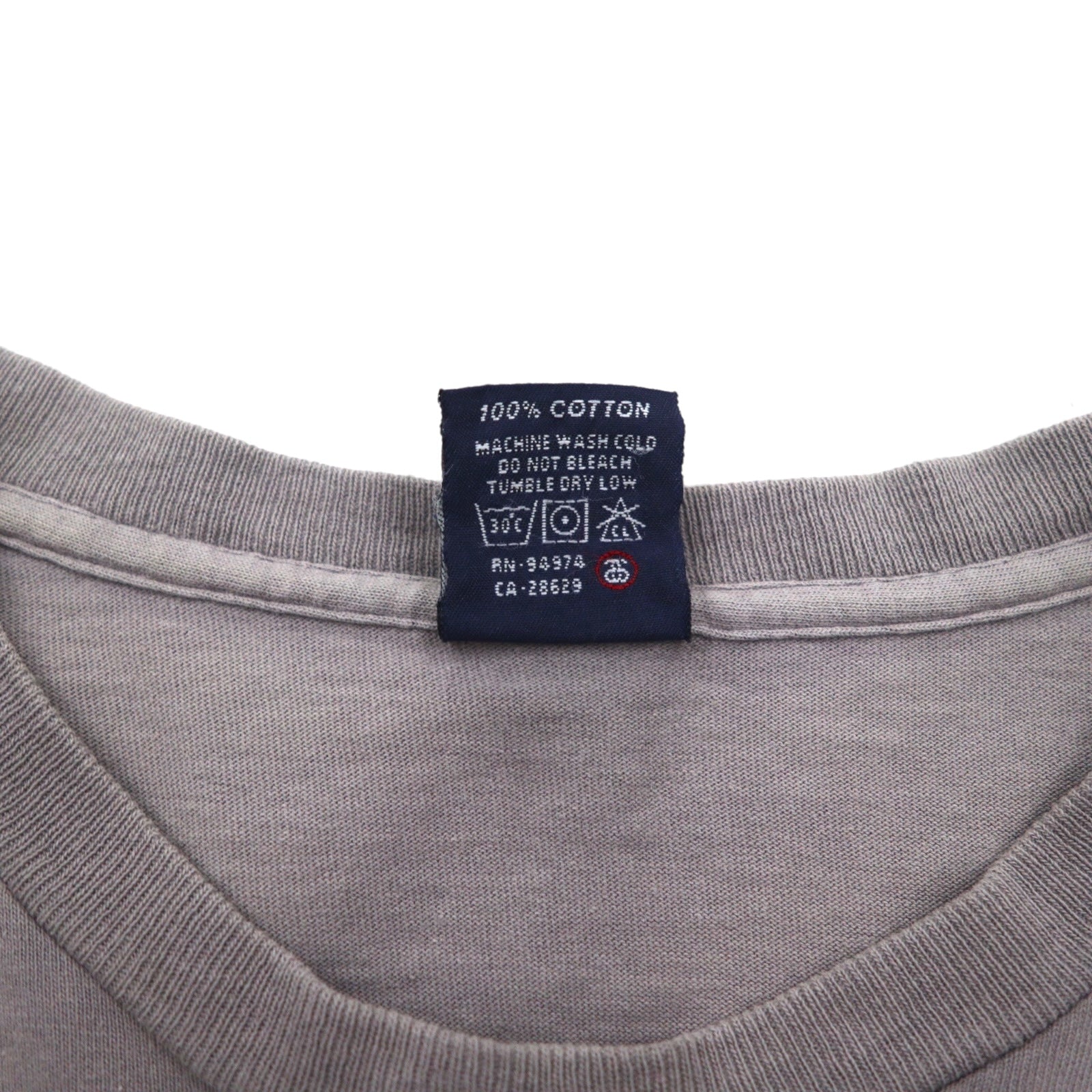stussy anni '90 Made in USA Old Stussy cucitura singola T-shirt S grigio cotone stampa fronte/retro