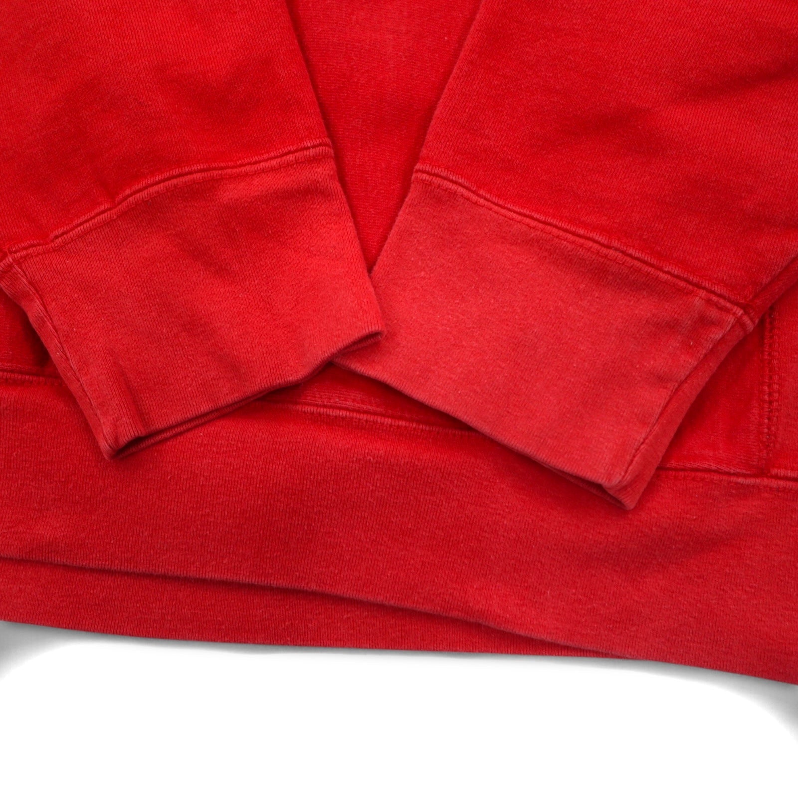 Anni '90 STEVE & BARRY'S felpa con cappuccio Reverse Weave, taglia L, rossa, college OHIO STATE, logo ad arco