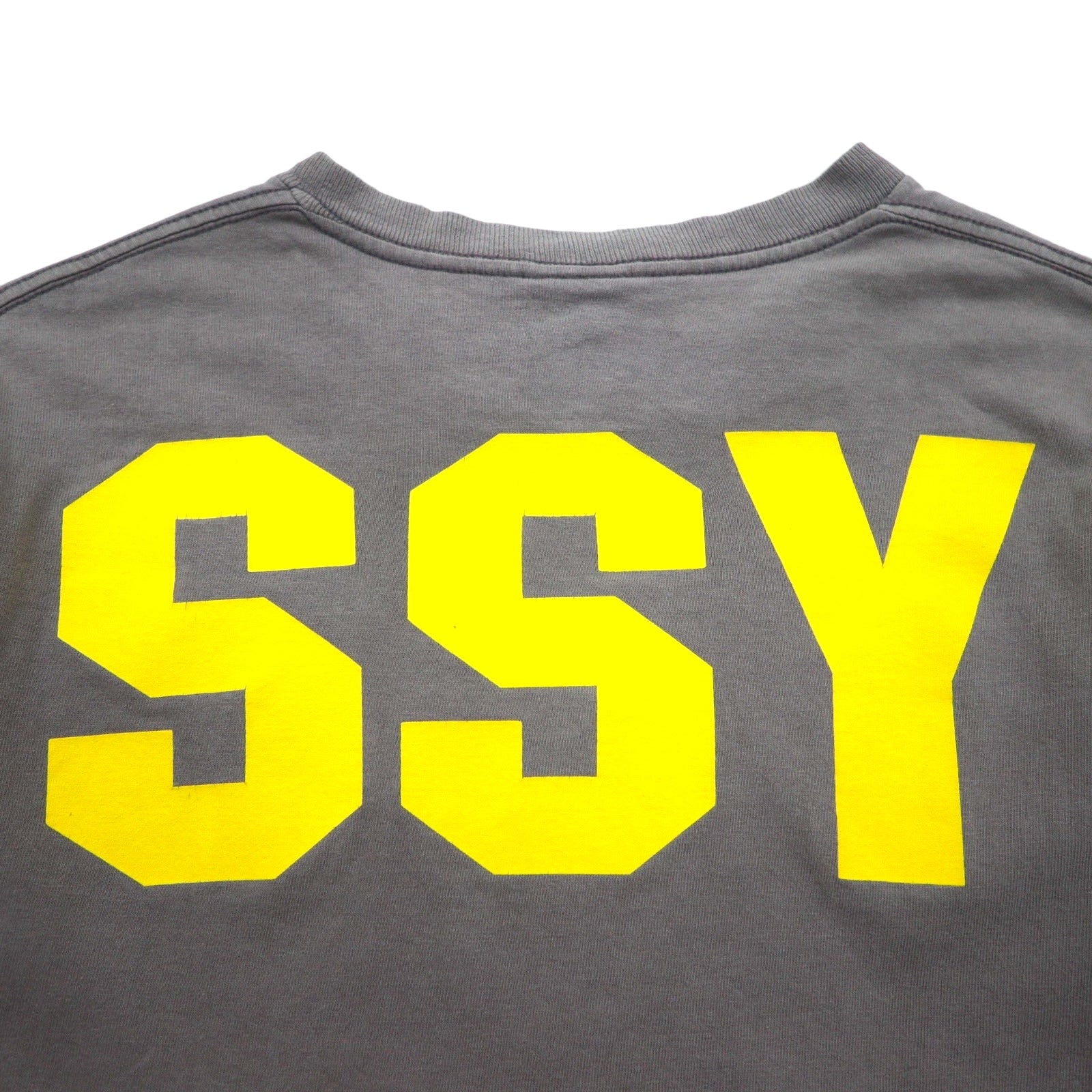 stussy anni '90 Made in USA Old Stussy cucitura singola T-shirt S grigio cotone stampa fronte/retro