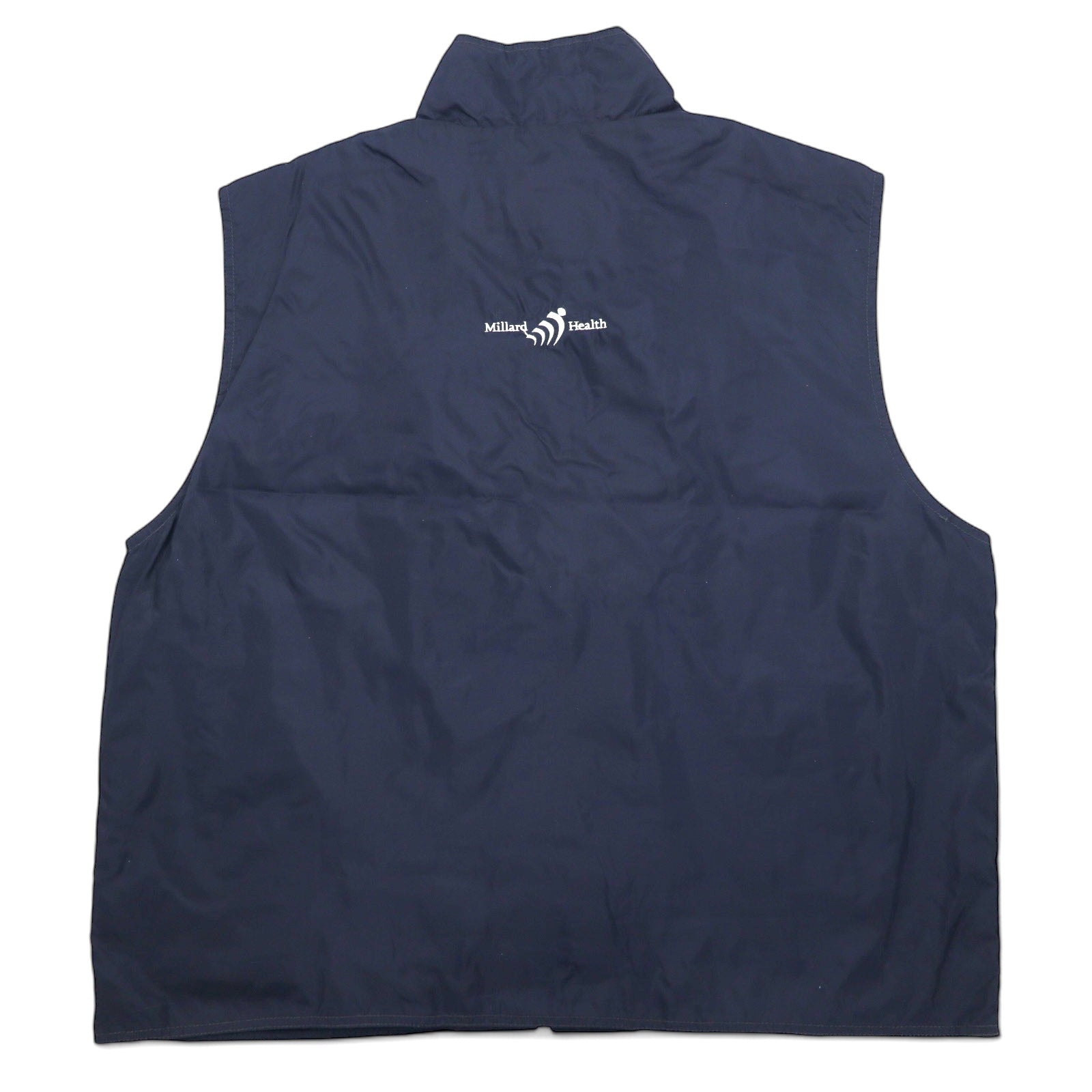 Anni '90 URBAN NORTH END Gilet tecnico in nylon XL navy fodera in rete