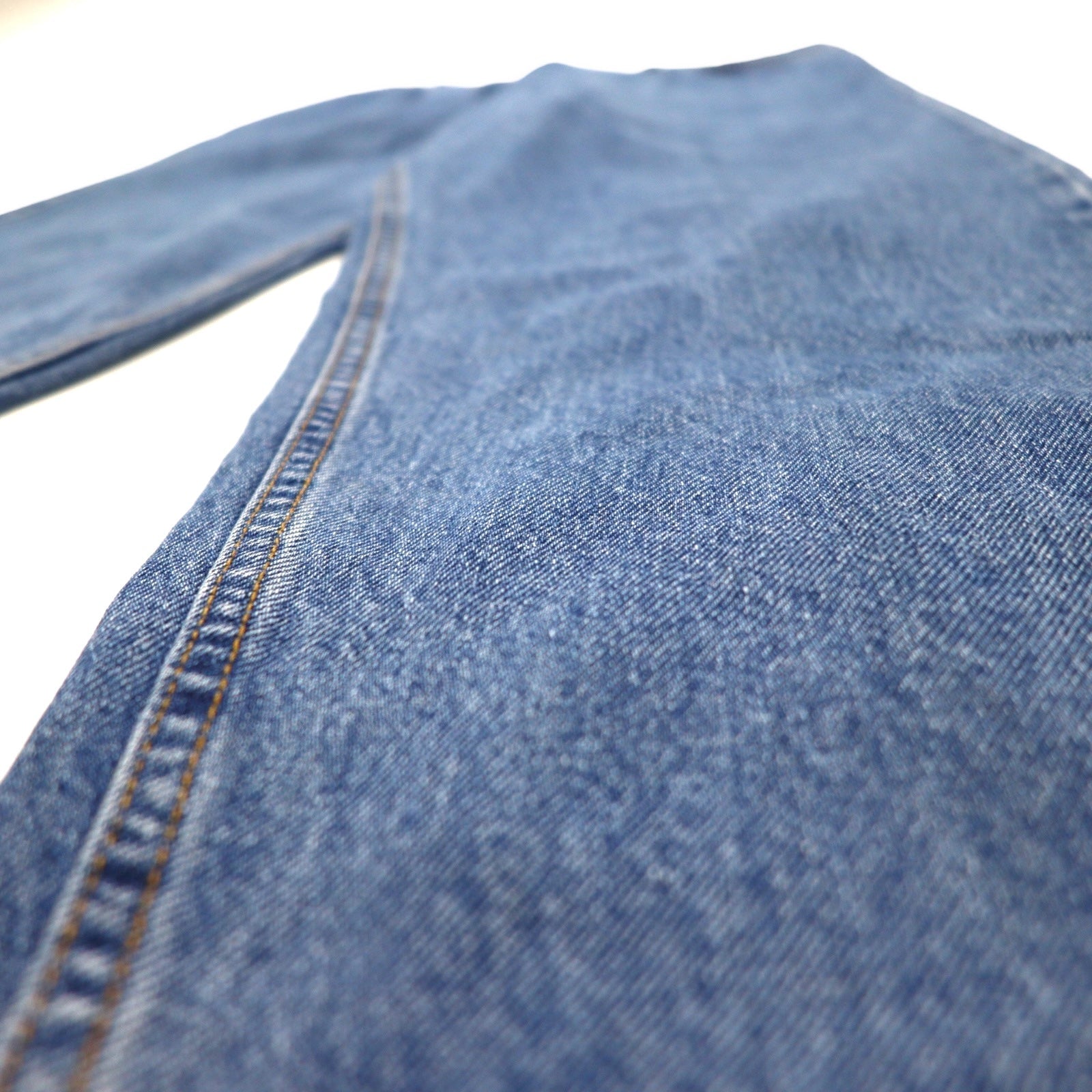 Levi's anni '90, Made in USA, Orange Tab, vestibilità loose fit, denim tapered, taglia L, colore indaco blu, LOOSE FIT STRAIGHT LEG 15961 0766