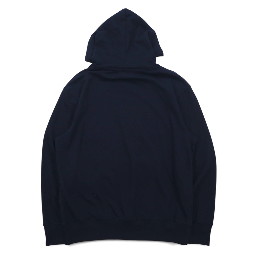 VAN SPORTS Felpa con cappuccio pullover M blu navy cotone stampa logo