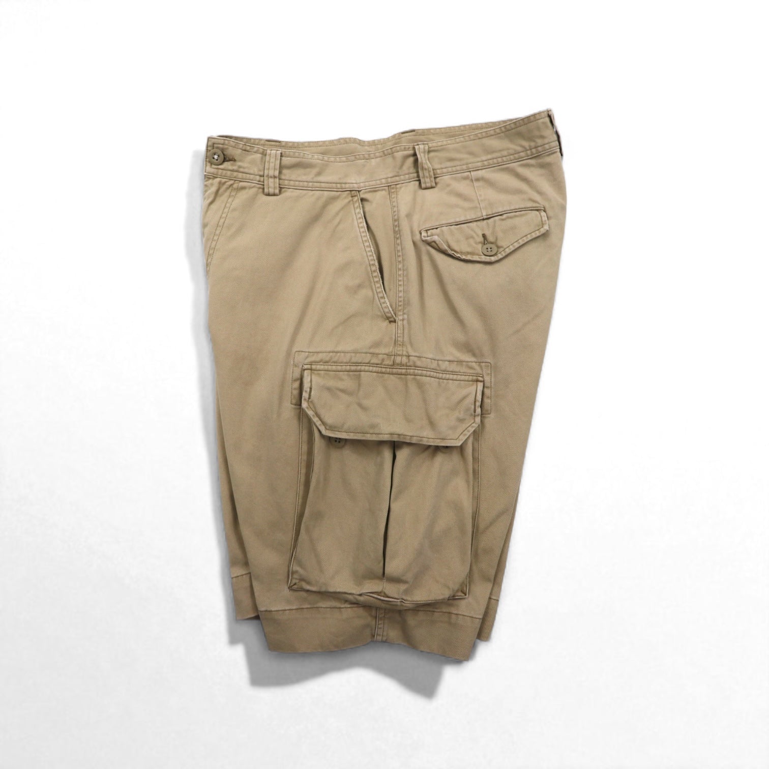 Polo by Ralph Lauren 90年代 ポロチノ ショート カーゴパンツ ハーフパンツ M ベージュ コットン