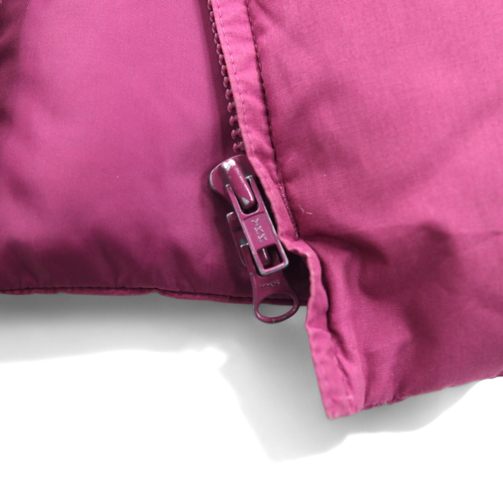 Cabela's anni '90 Piumino Cappotto taglia L rosa doppia cerniera pelliccia cappuccio rimovibile