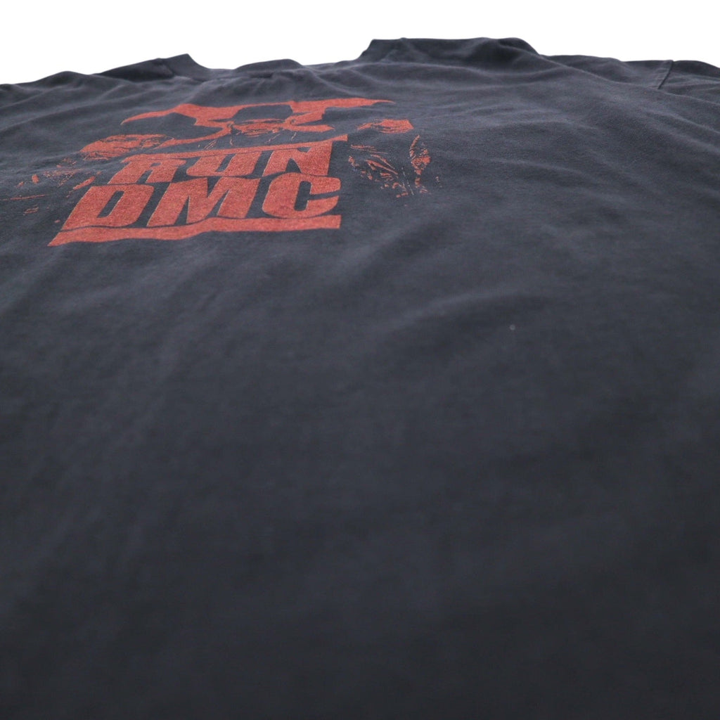 RUN DMC T-shirt anni 2000 Hip-hop 3XL nero AAA ALSTYLE Taglia grande Made in Mexico