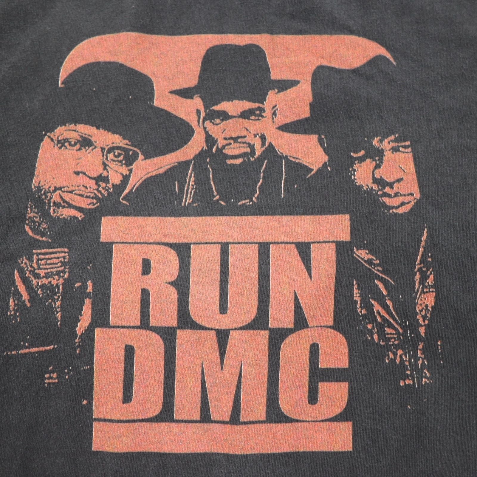 RUN DMC T-shirt anni 2000 Hip-hop 3XL nero AAA ALSTYLE Taglia grande Made in Mexico