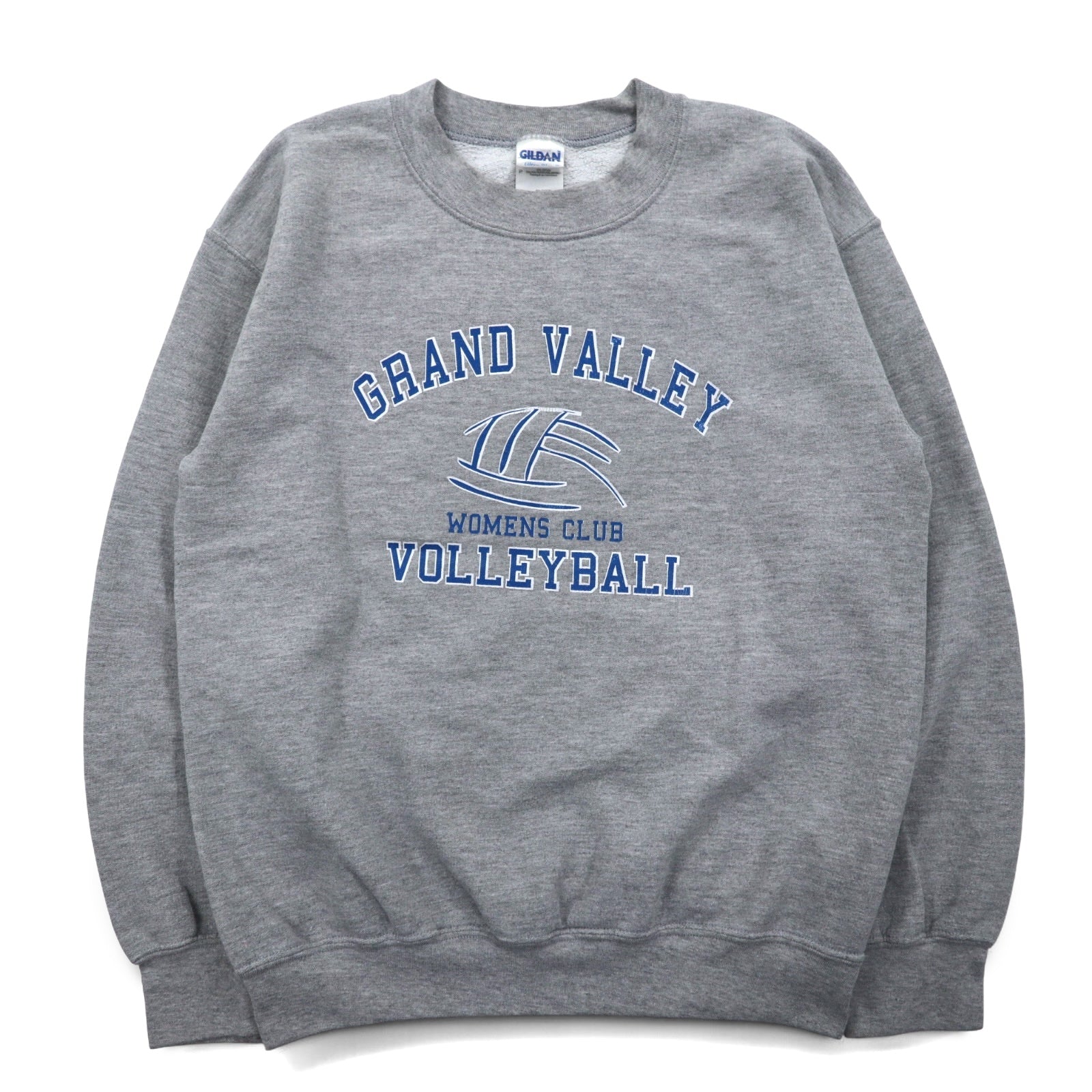GILDAN Felpa girocollo S grigio felpata GRAND VALLEY VOLLEY BALL