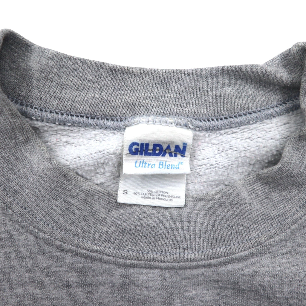 GILDAN クルーネック スウェット S グレー 裏起毛 GRAND VALLEY VOLLEY BALL