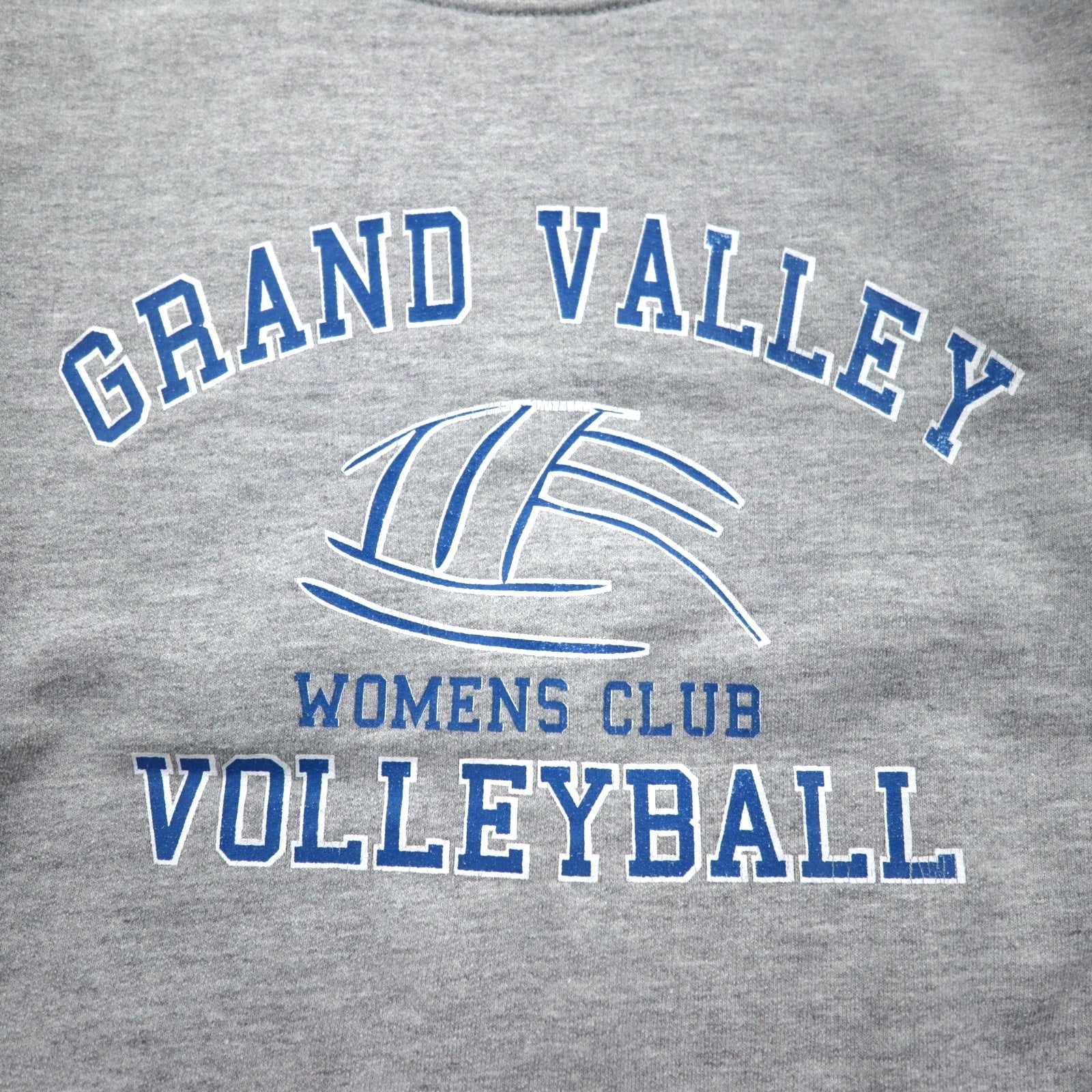 GILDAN Felpa girocollo S grigio felpata GRAND VALLEY VOLLEY BALL