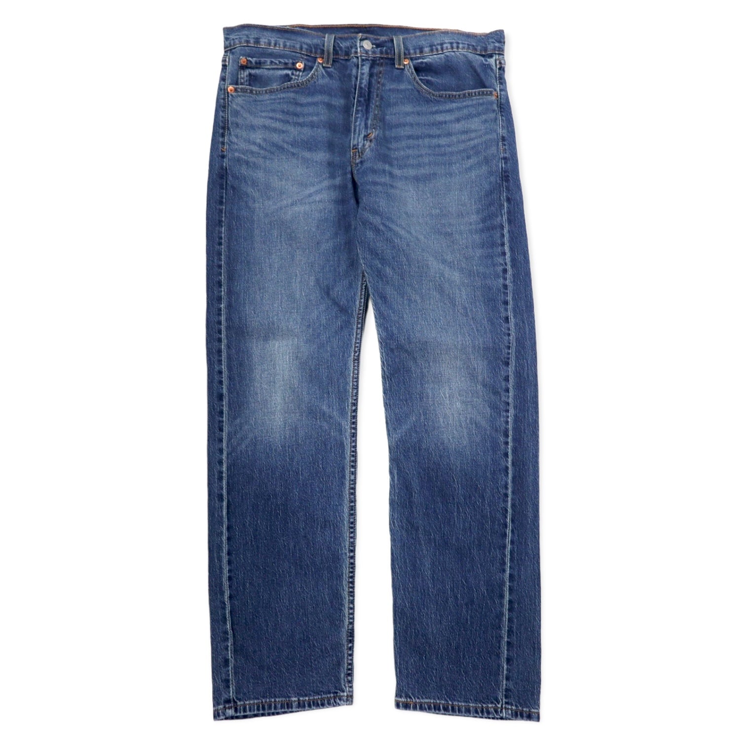 Levi's 505 Regular Straight Jeans 34 Blu Cotone Stretch 505-2309