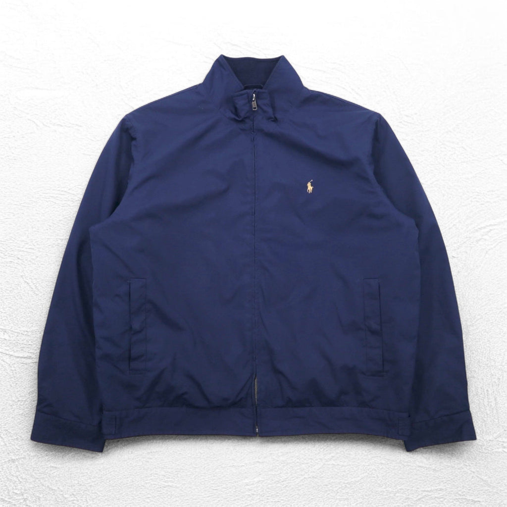 Polo by Ralph Lauren anni '90 Swingtop Harrington Jacket XL blu navy ricamo piccolo pony