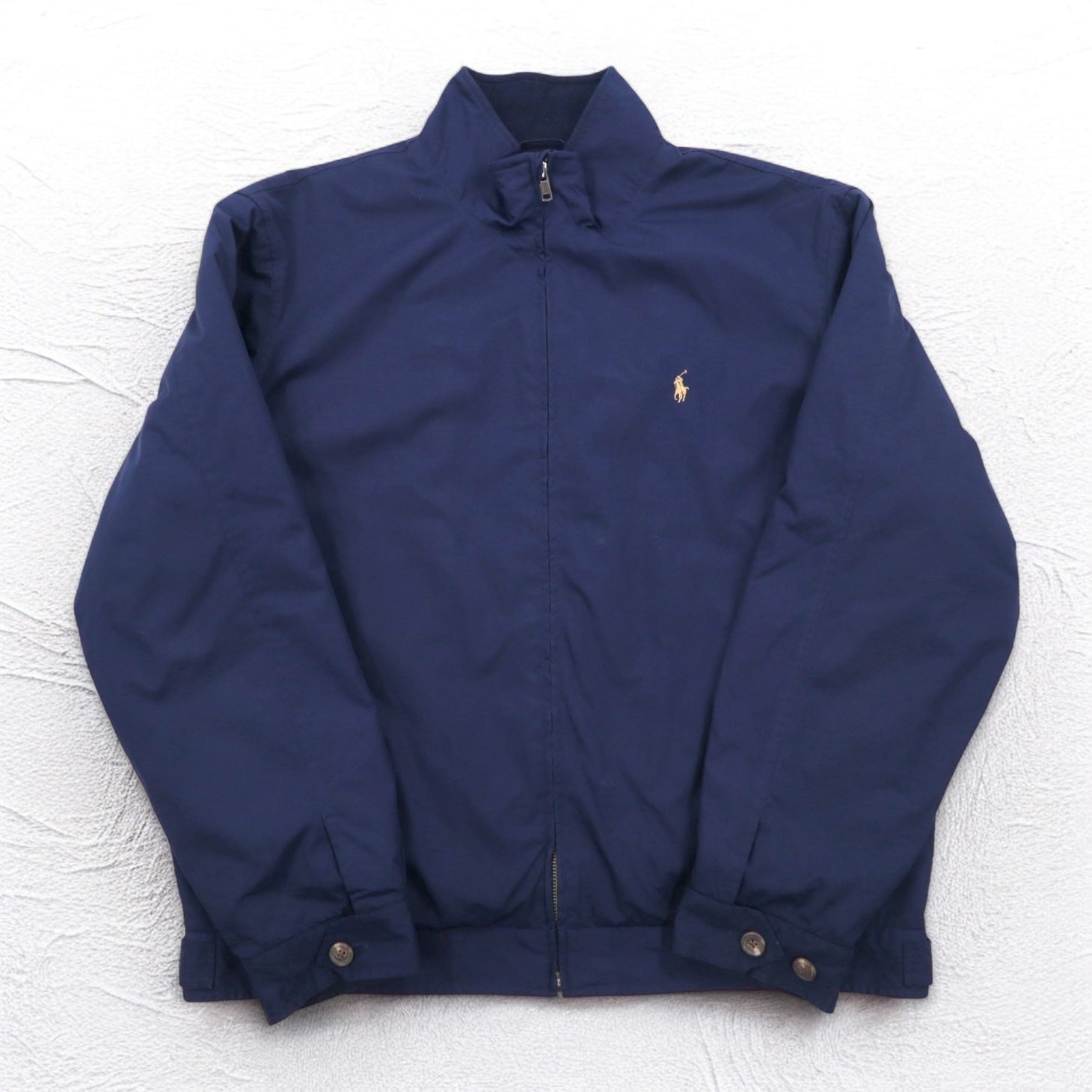 Polo by Ralph Lauren anni '90 Swingtop Harrington Jacket XL blu navy ricamo piccolo pony