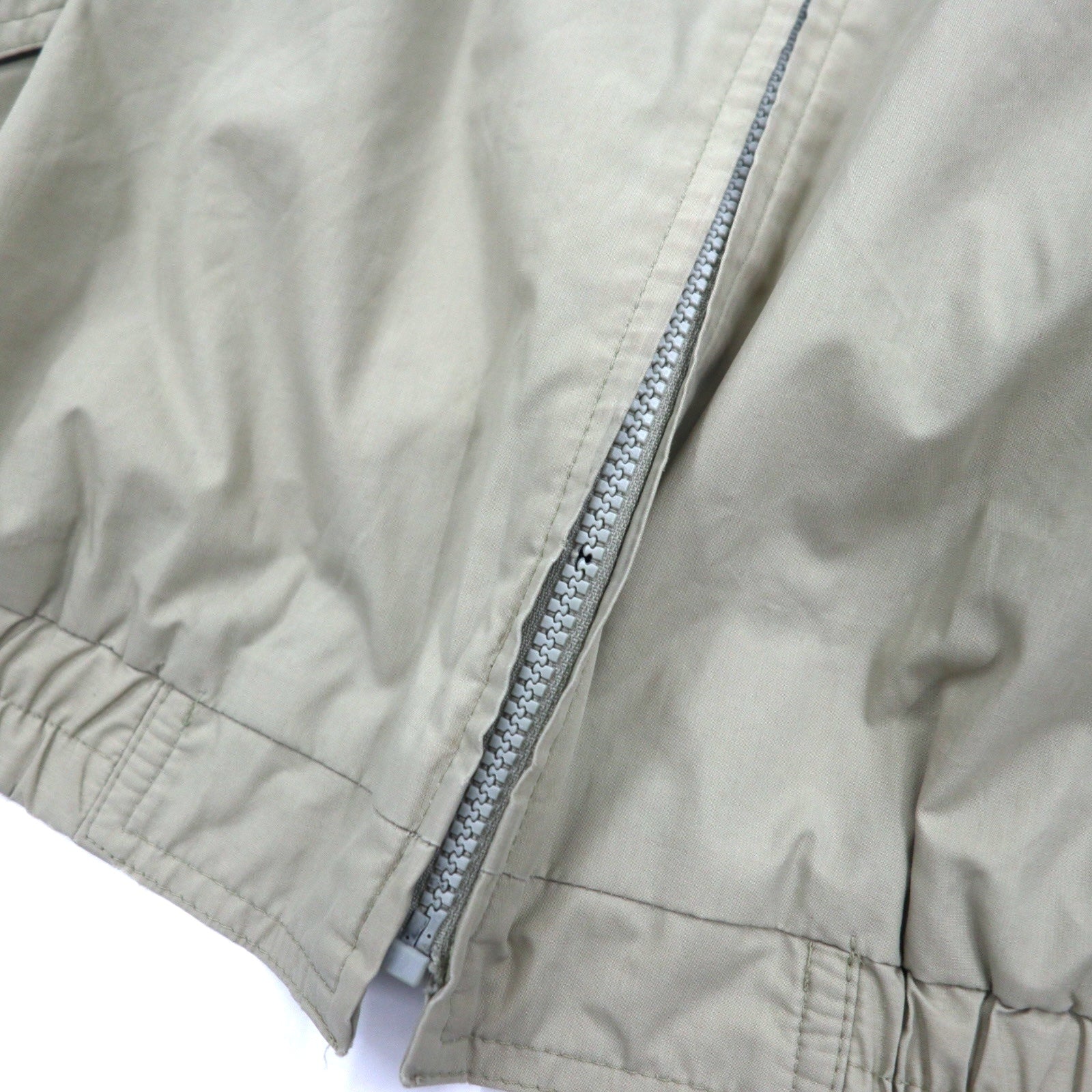 LONDON FOG Harrington Jacket anni '80, taglia L, color beige, in cotone e poliestere, cerniera IDEAL, made in Colombia.