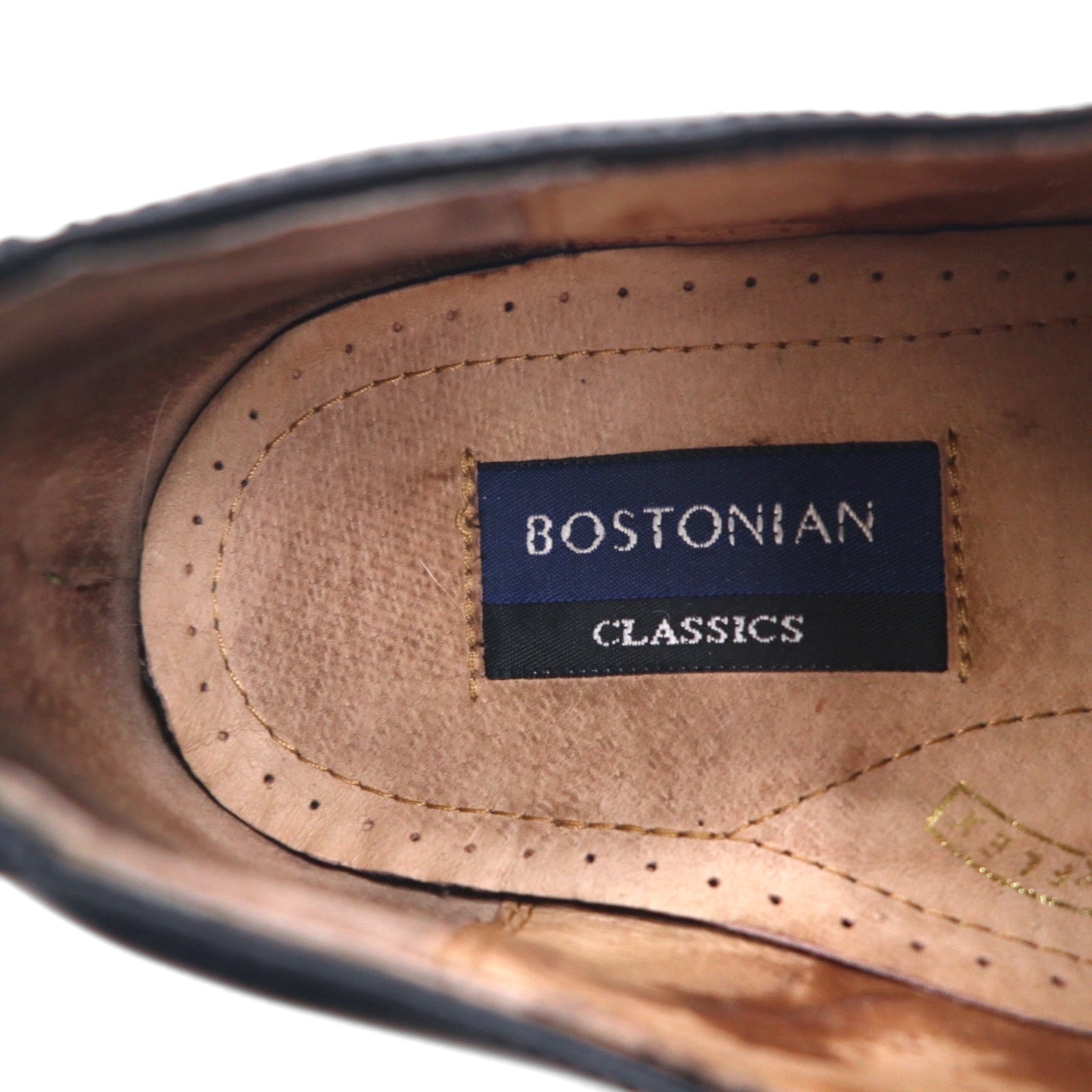 Scarpe eleganti BROSTONIAN CLASSICS stringate con punta dritta, 28.5cm, pelle nera