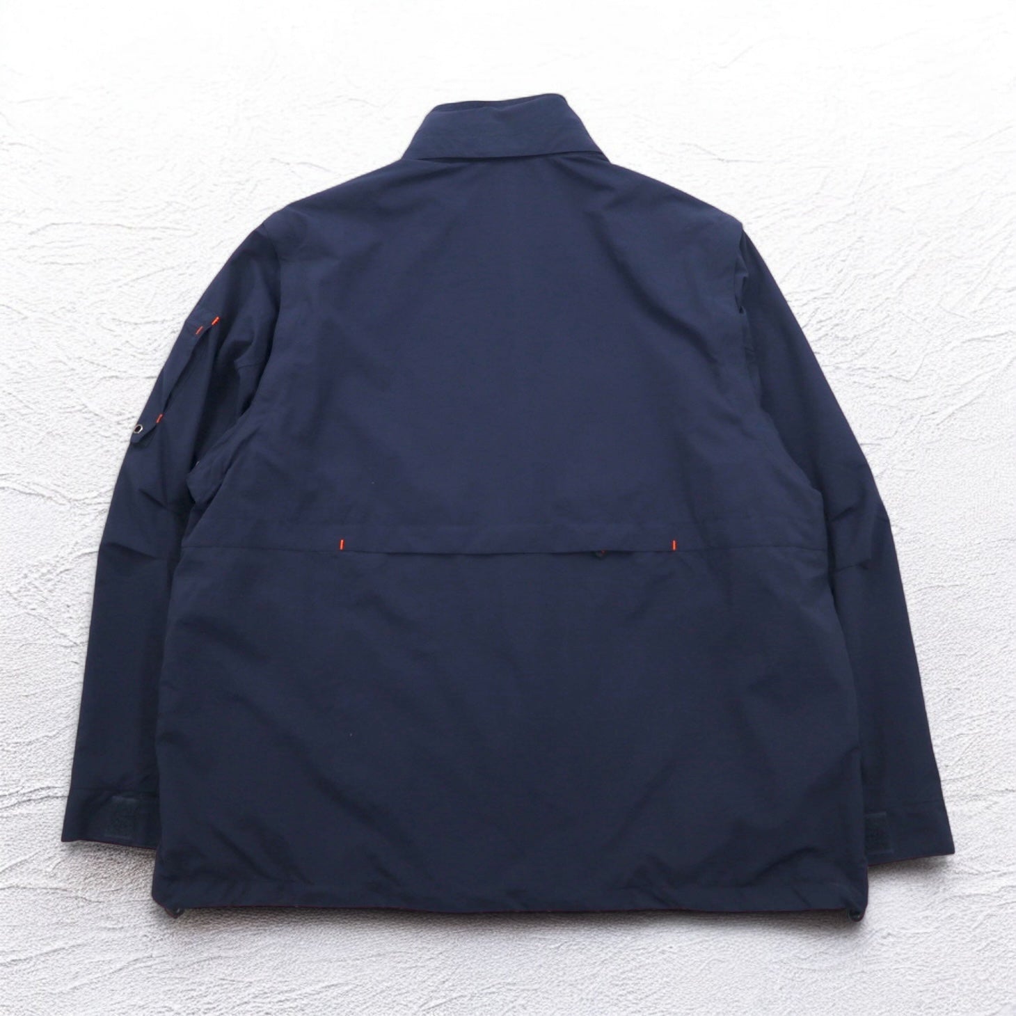FIELD & STREAM Giacca a vento convertibile 2 vie con gilet XL blu navy fodera in rete cappuccio a scomparsa HUMMER