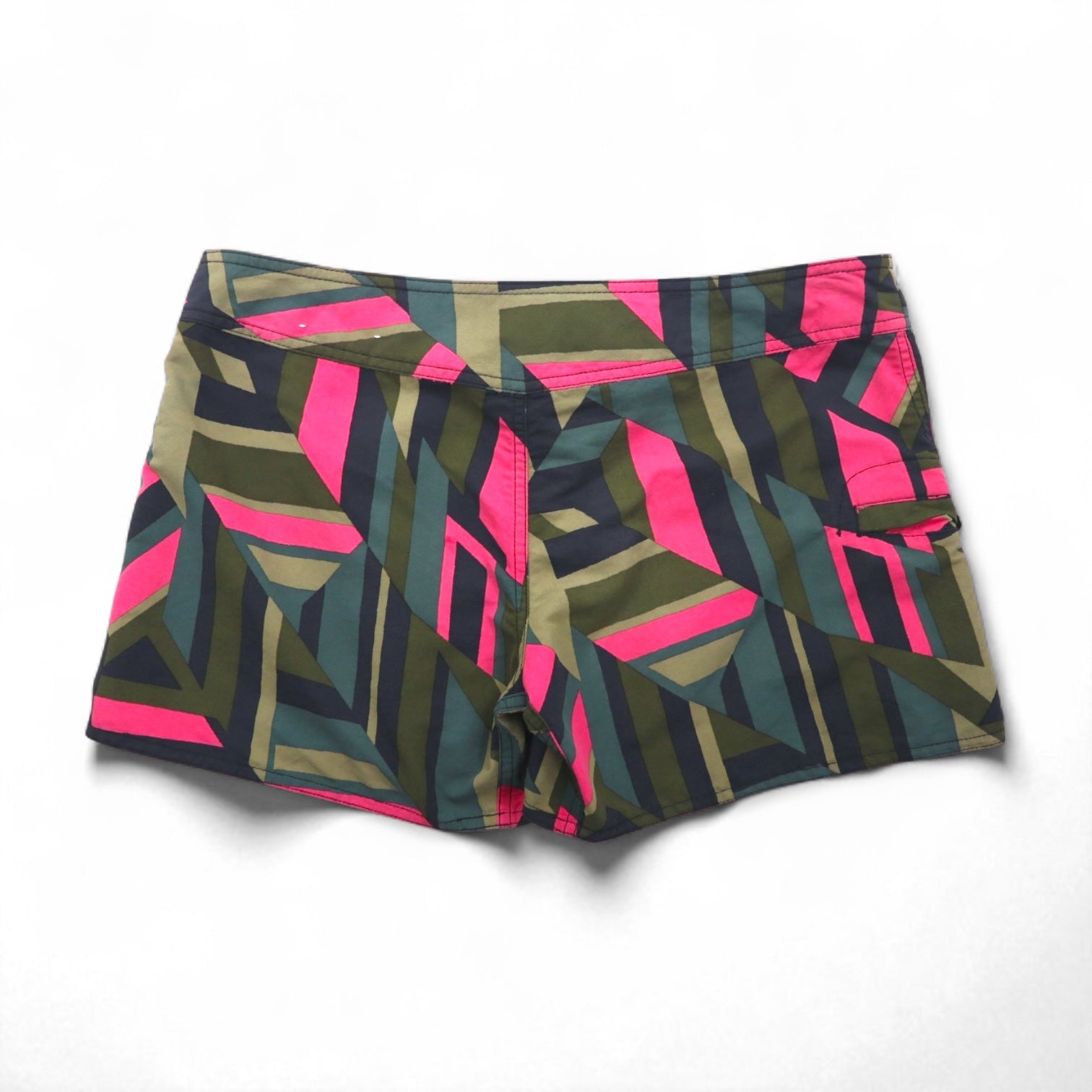 patagonia Board Shorts Wavefarer Board Shorts pantaloncini S grigio rosa motivo geometrico nylon 78552