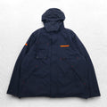 FIELD & STREAM Giacca a vento convertibile 2 vie con gilet XL blu navy fodera in rete cappuccio a scomparsa HUMMER