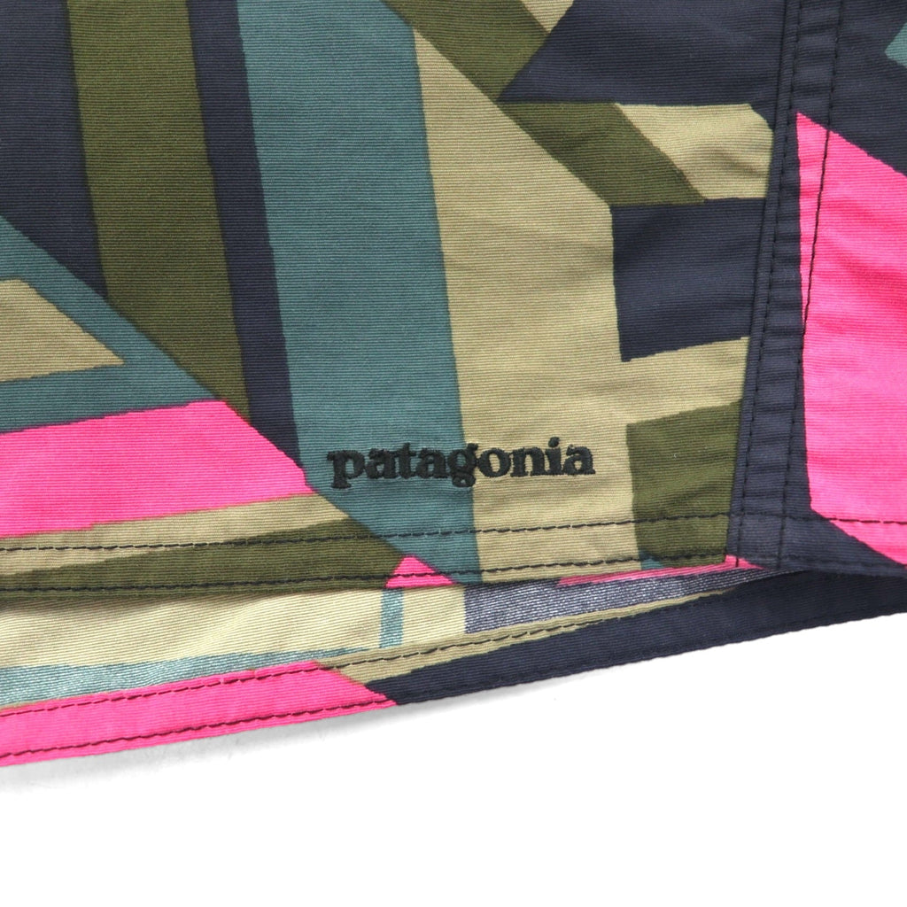 patagonia Board Shorts Wavefarer Board Shorts pantaloncini S grigio rosa motivo geometrico nylon 78552