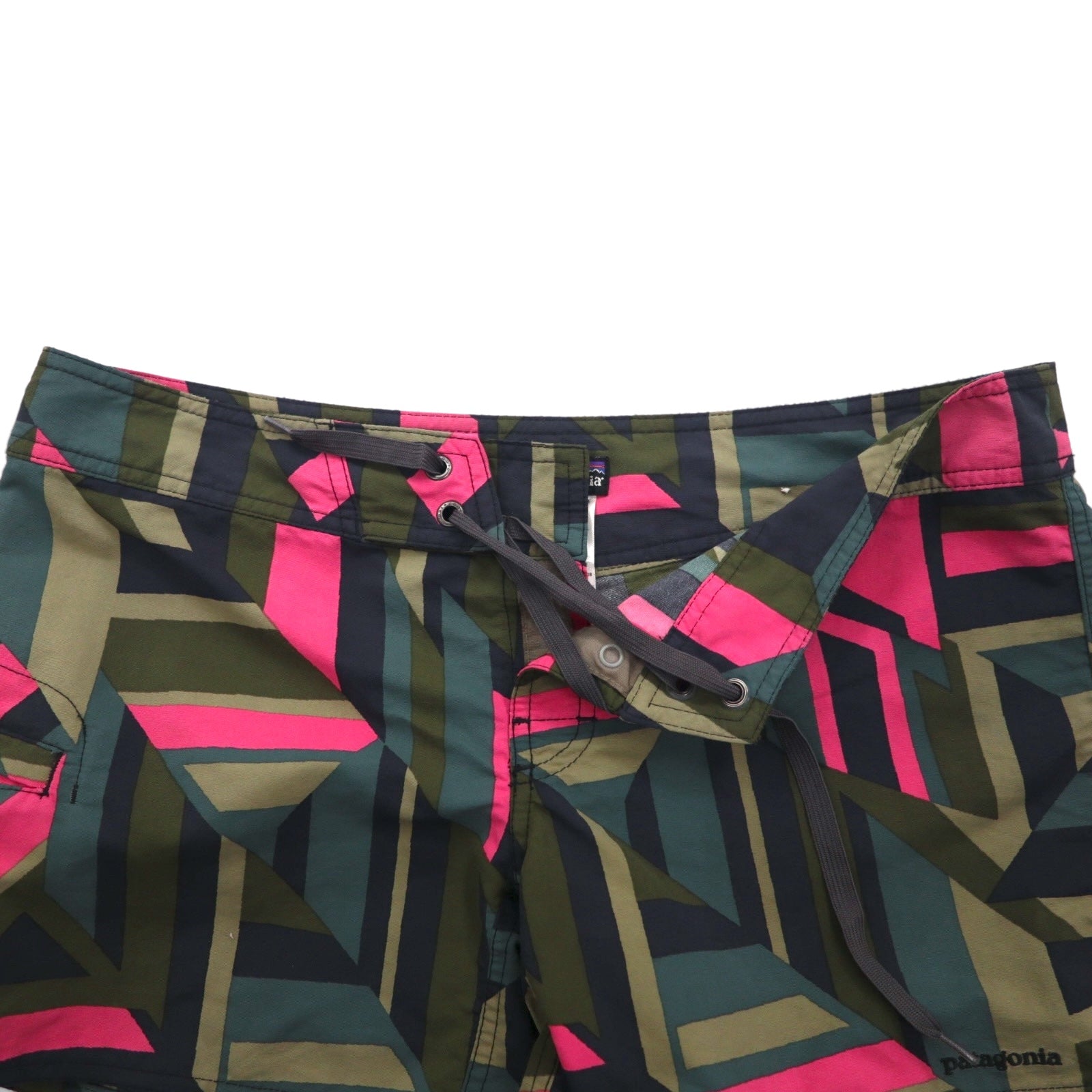 patagonia Board Shorts Wavefarer Board Shorts pantaloncini S grigio rosa motivo geometrico nylon 78552