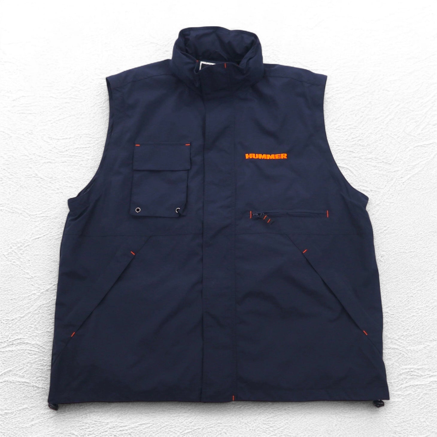 FIELD & STREAM Giacca a vento convertibile 2 vie con gilet XL blu navy fodera in rete cappuccio a scomparsa HUMMER