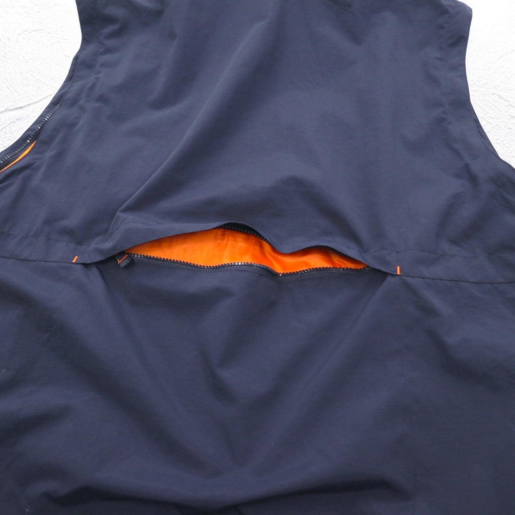 FIELD & STREAM Giacca a vento convertibile 2 vie con gilet XL blu navy fodera in rete cappuccio a scomparsa HUMMER