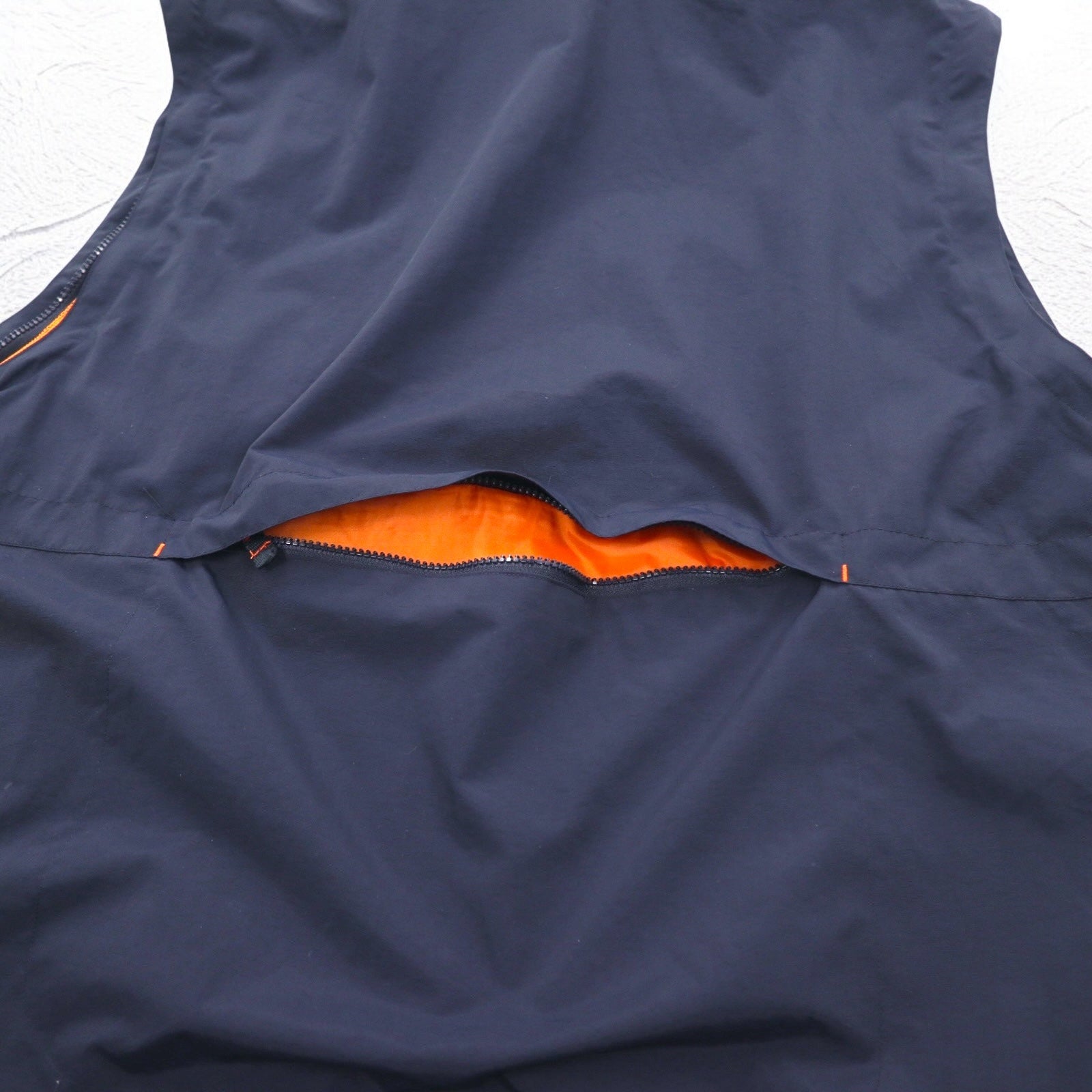 FIELD & STREAM Giacca a vento convertibile 2 vie con gilet XL blu navy fodera in rete cappuccio a scomparsa HUMMER