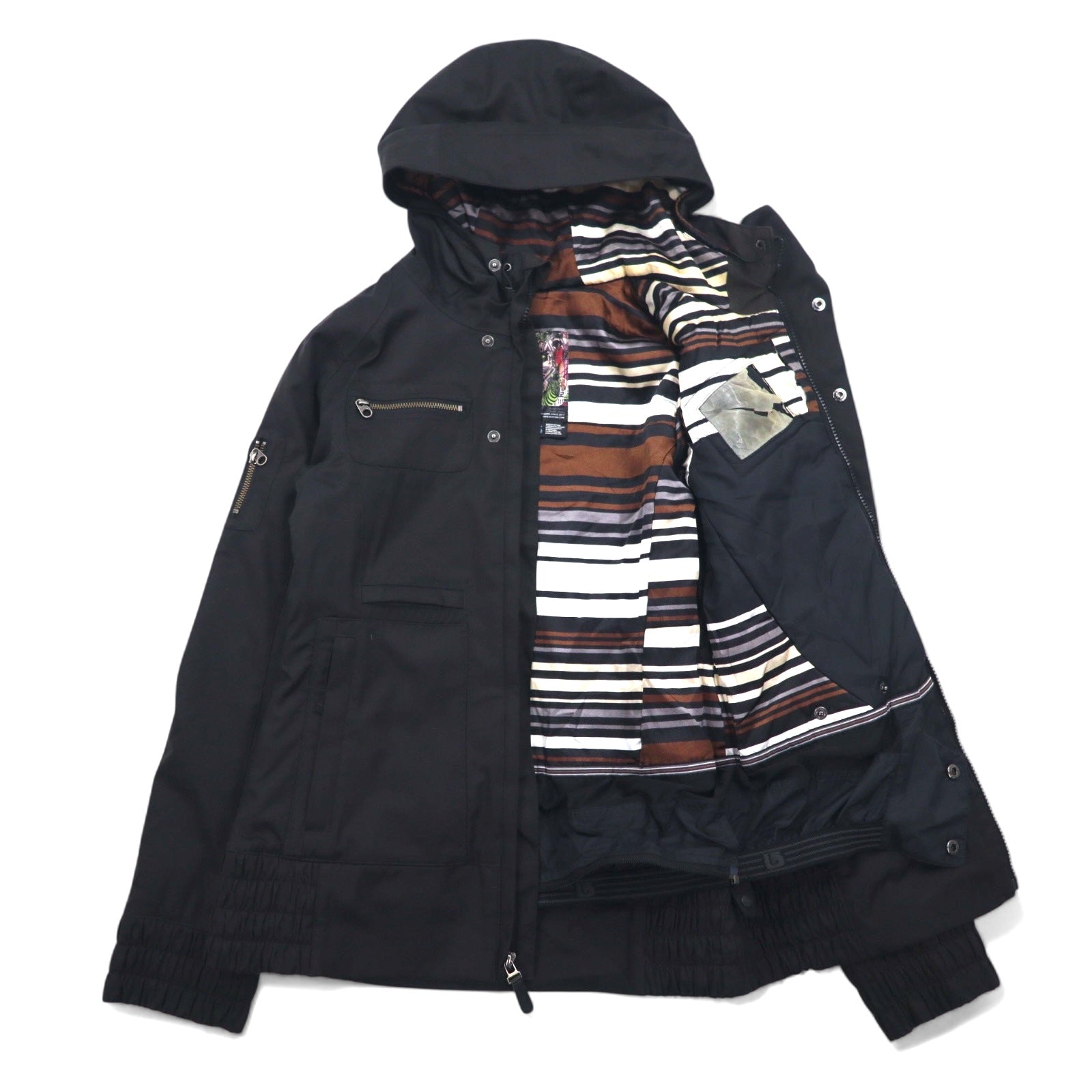 Burton giacca a vento S nero poliestere DRYRIDE impermeabile per sci