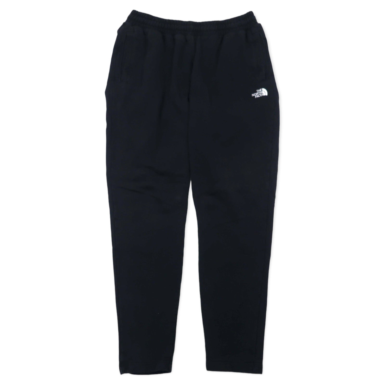 Pantaloni della tuta THE NORTH FACE XL neri in cotone con logo a punto singolo