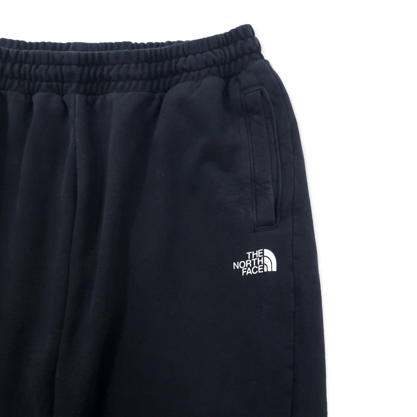 Pantaloni della tuta THE NORTH FACE XL neri in cotone con logo a punto singolo