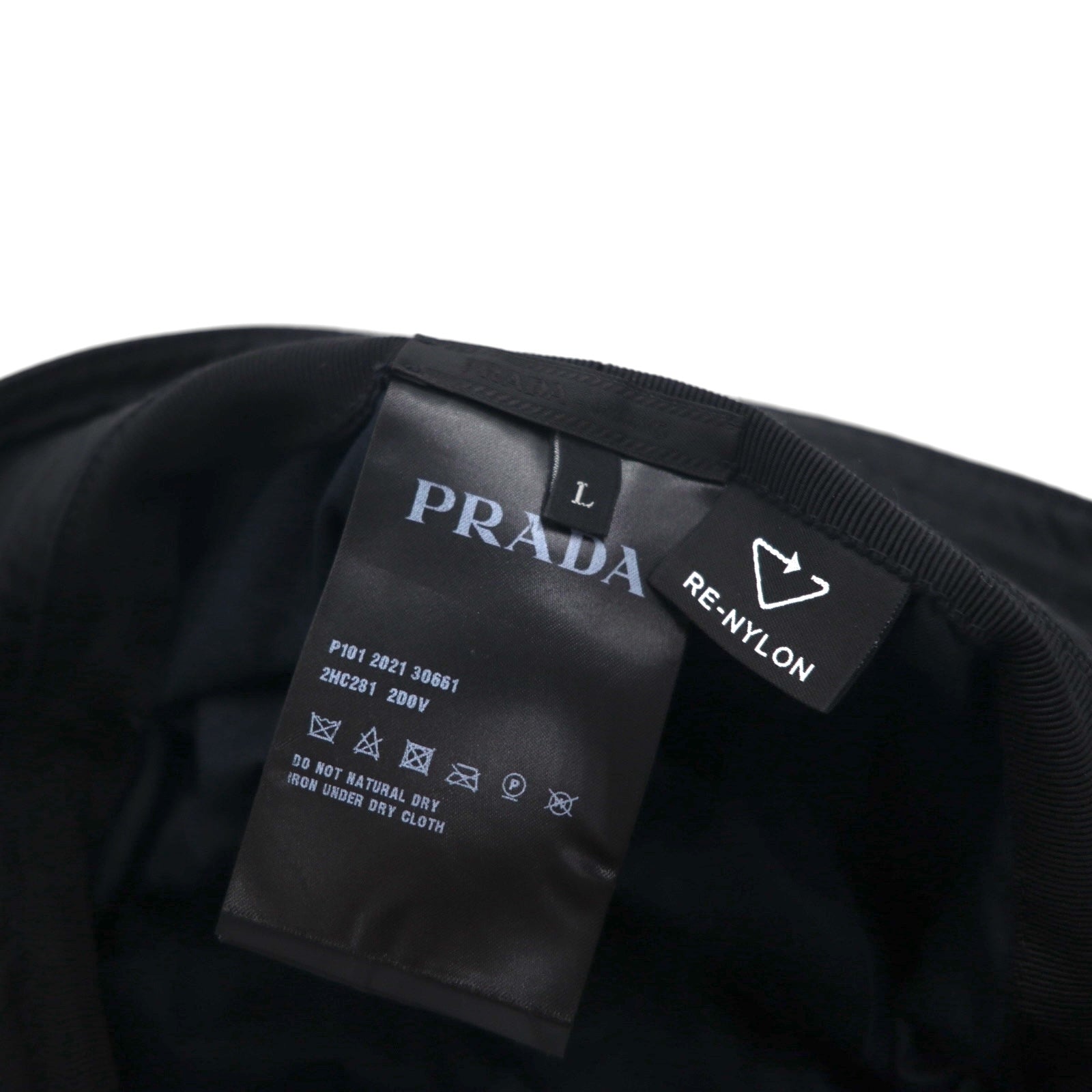 PRADA RE-NYLON Visiera Bucket Hat 2WAY Cappello P101 2021 30661 2HC281 2D0V