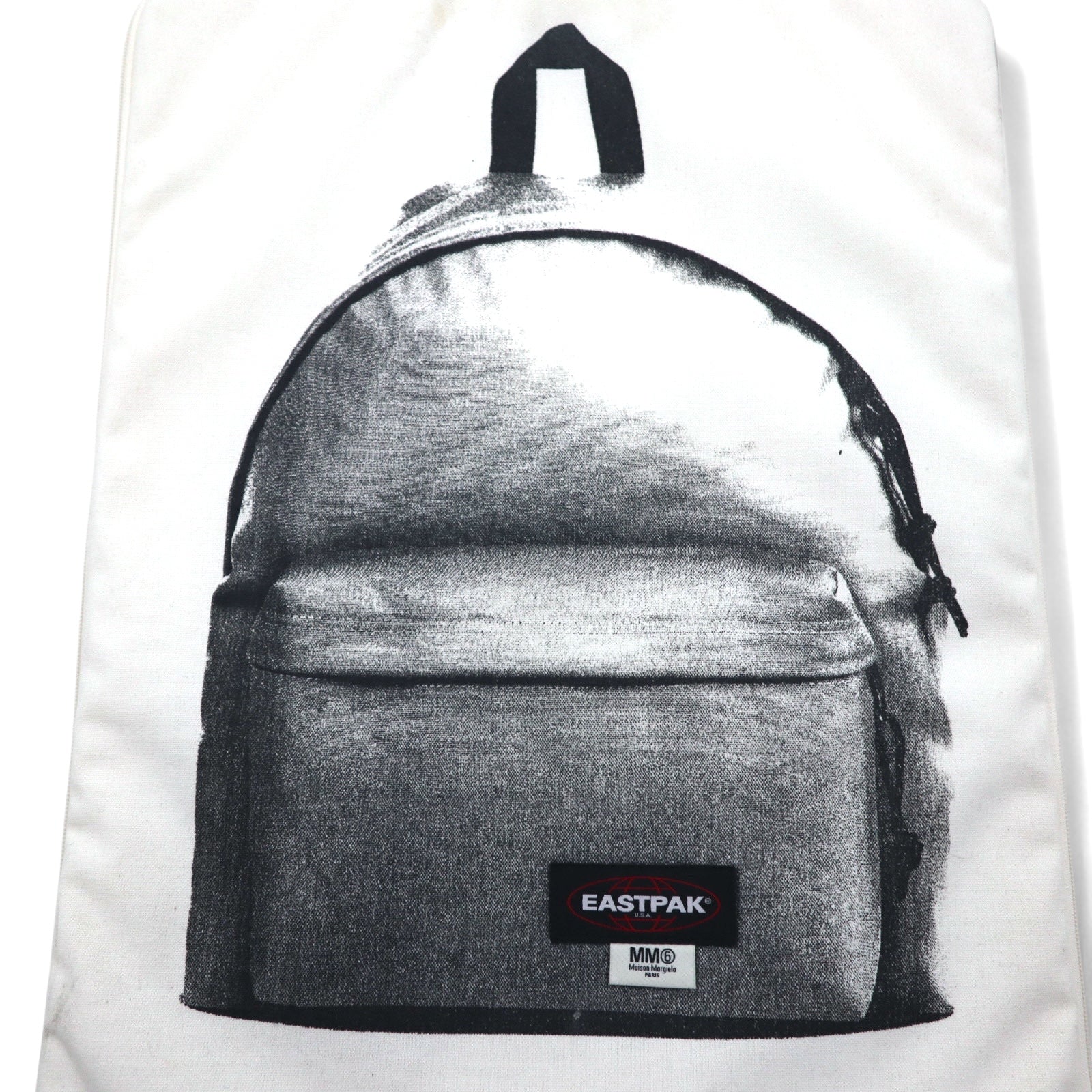 MM6 Borsa Poster Trompe l'oeil Edizione Limitata MAISON MARGIELA EASTPAK Zaino Bianco