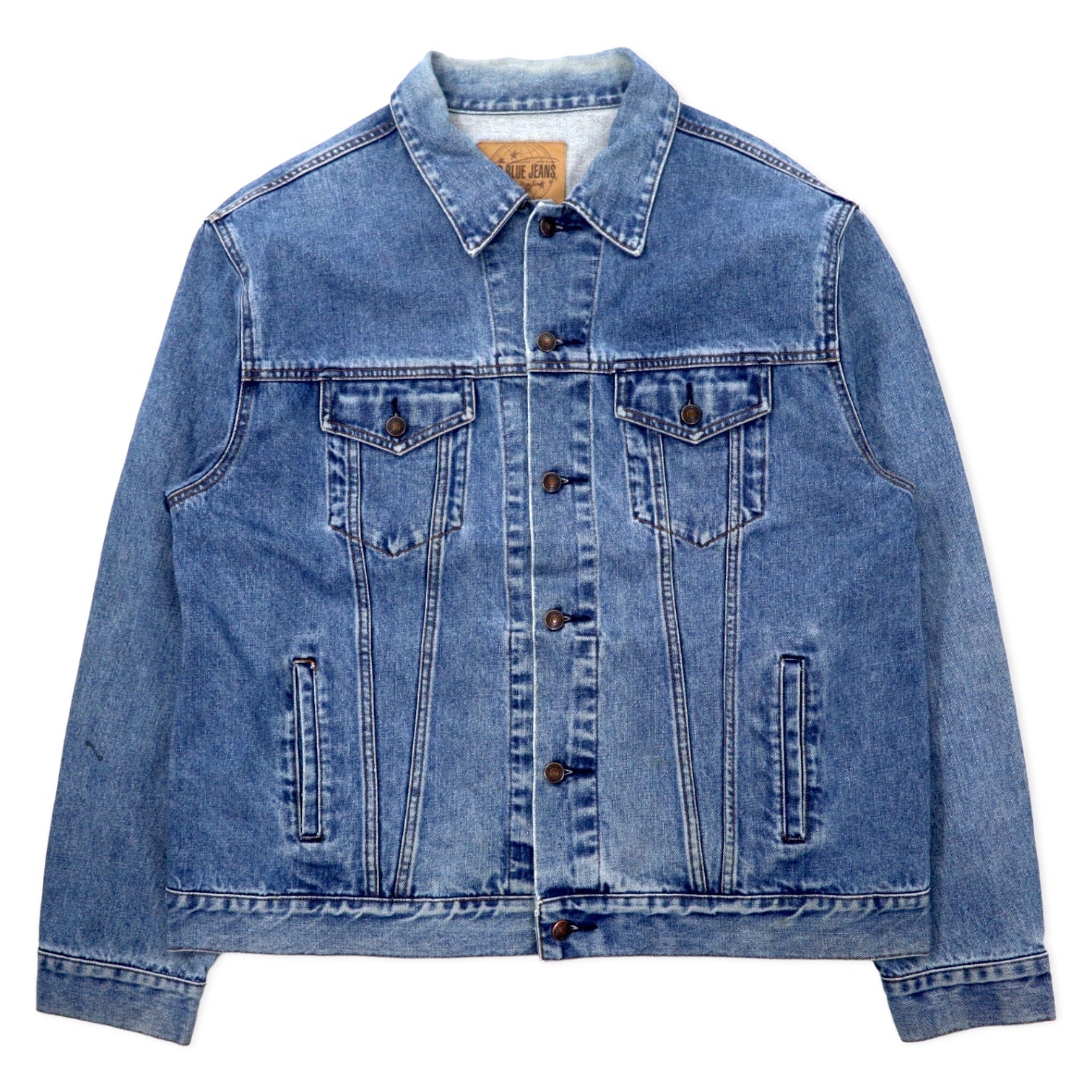 GAP BLUE JEANS 00s Old Gap Giubbotto in denim Gilet XL Blu Cotone 174409-00
