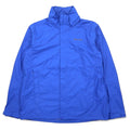 Marmot Giacca a vento L blu nylon impermeabile traspirante cappuccio a scomparsa PreCip Jacket G41200