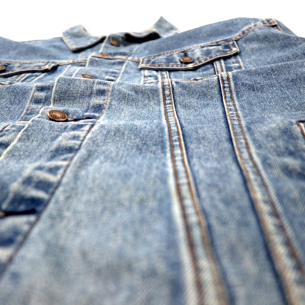 GAP BLUE JEANS 00s Old Gap Giubbotto in denim Gilet XL Blu Cotone 174409-00