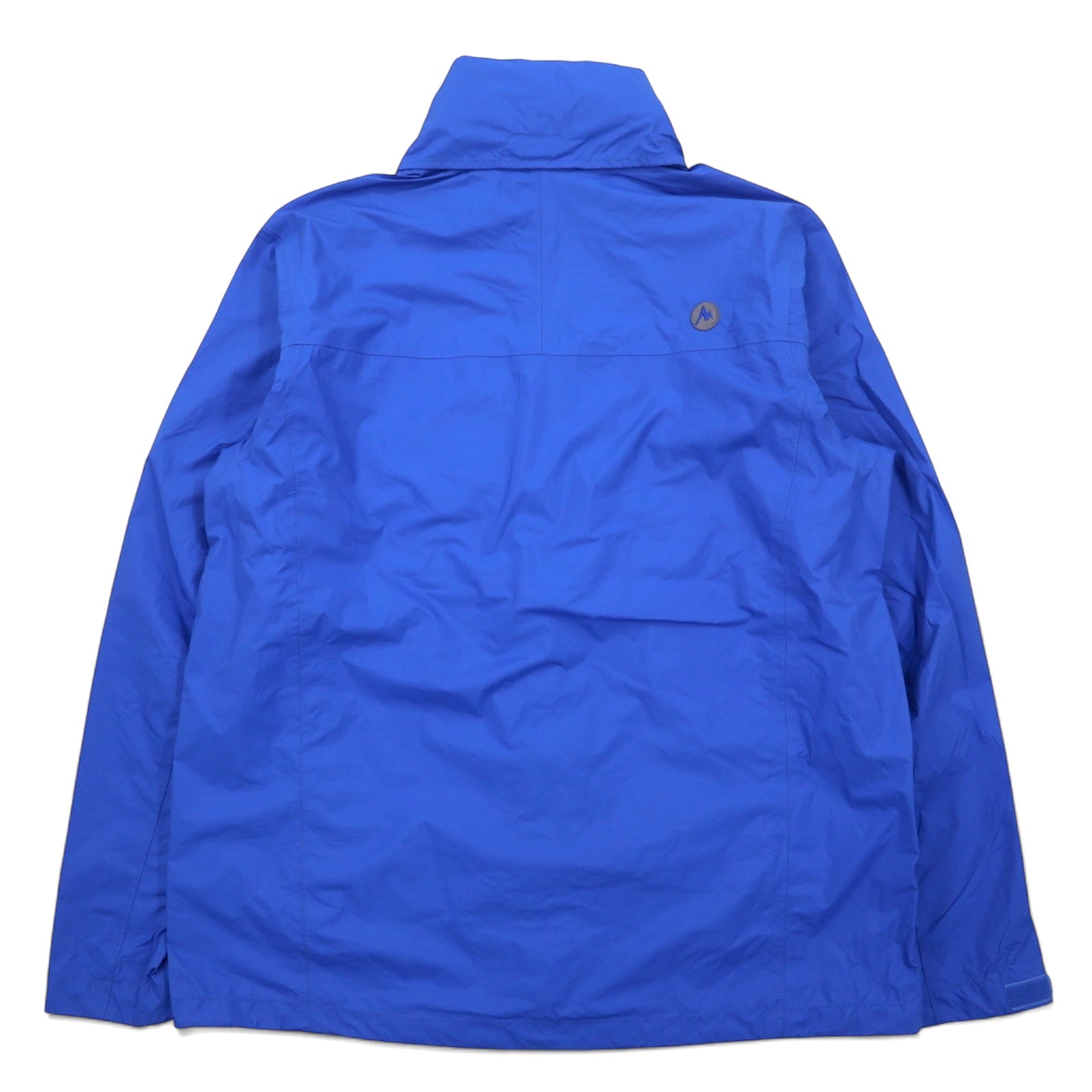 Marmot Giacca a vento L blu nylon impermeabile traspirante cappuccio a scomparsa PreCip Jacket G41200