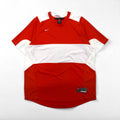 NIKE maglia da gioco anni 2000 TEAM L arancione poliestere logo Swoosh