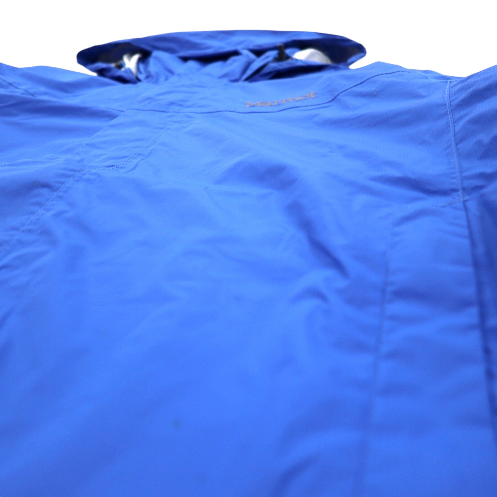 Marmot Giacca a vento L blu nylon impermeabile traspirante cappuccio a scomparsa PreCip Jacket G41200