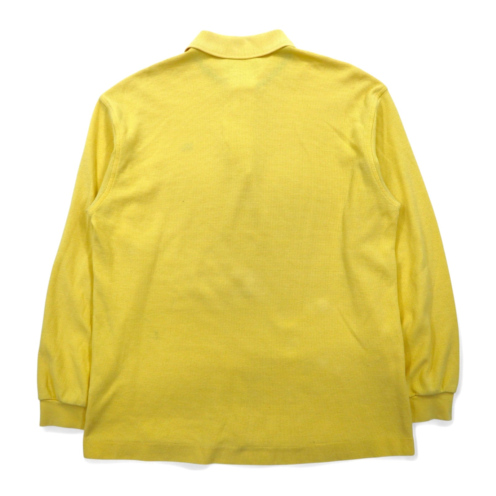 Burberrys OF LONDON Polo a maniche lunghe L Giallo Cotone Logo ricamato