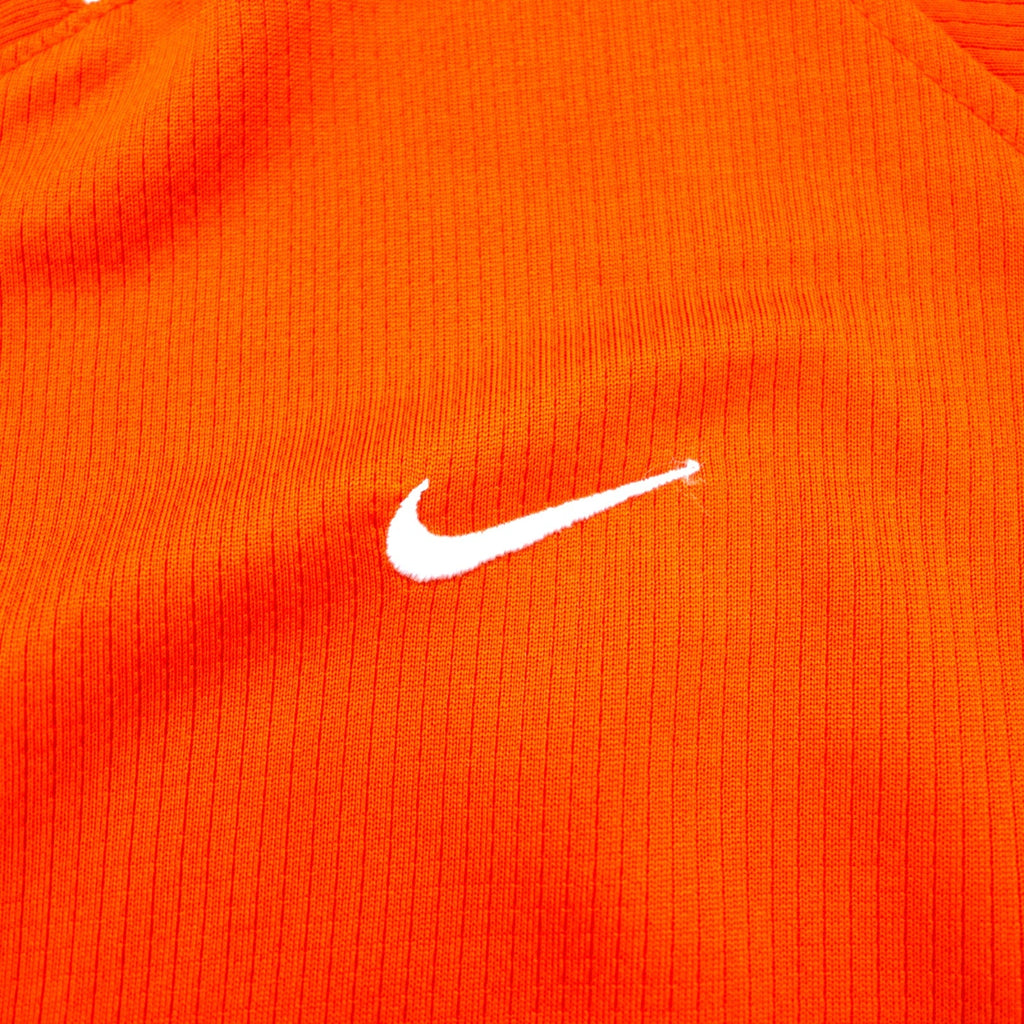 NIKE maglia da gioco anni 2000 TEAM L arancione poliestere logo Swoosh