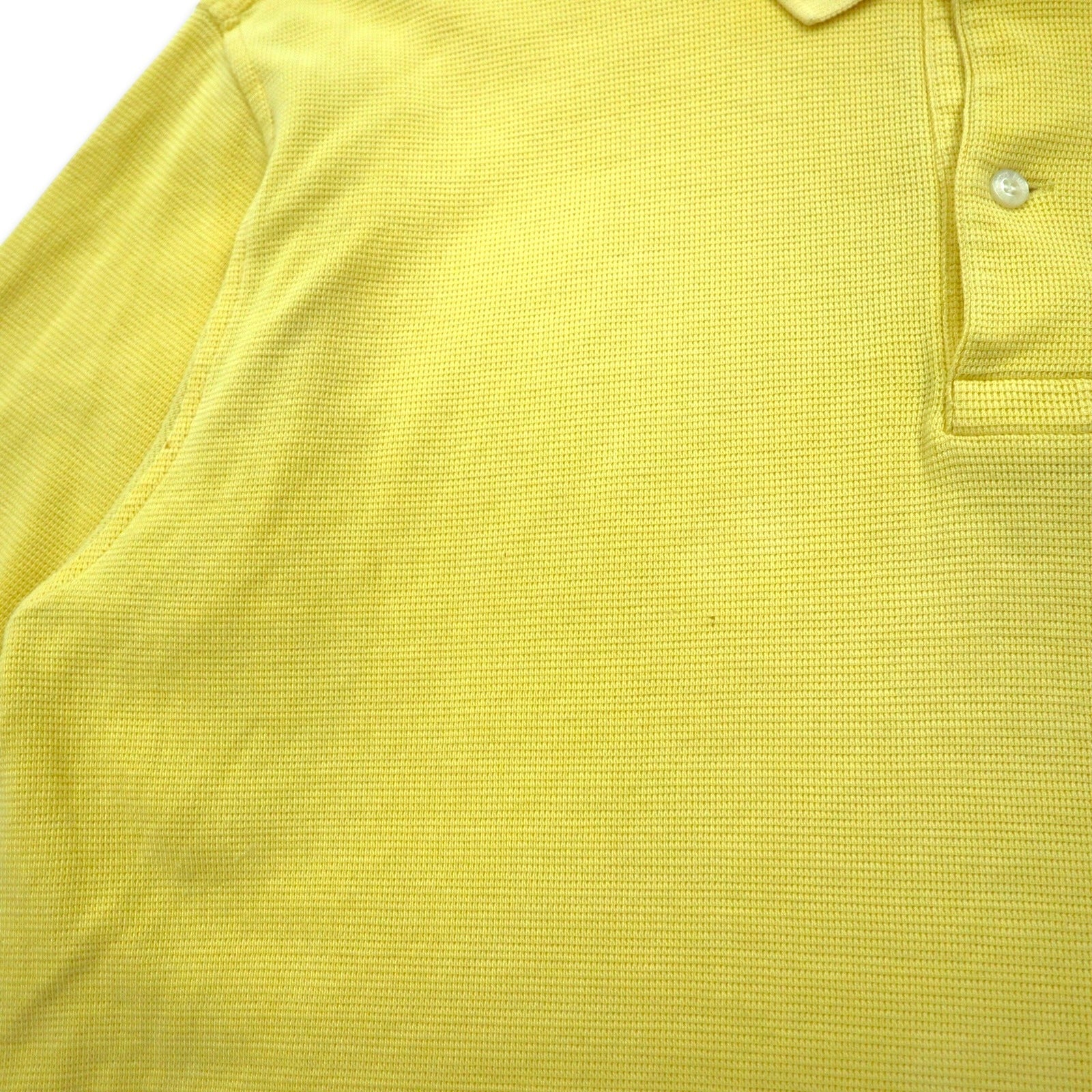 Burberrys OF LONDON Polo a maniche lunghe L Giallo Cotone Logo ricamato