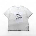 Maison Margiela Linea 1 T-shirt con stampa grafica XL bianco cotone made in Italy