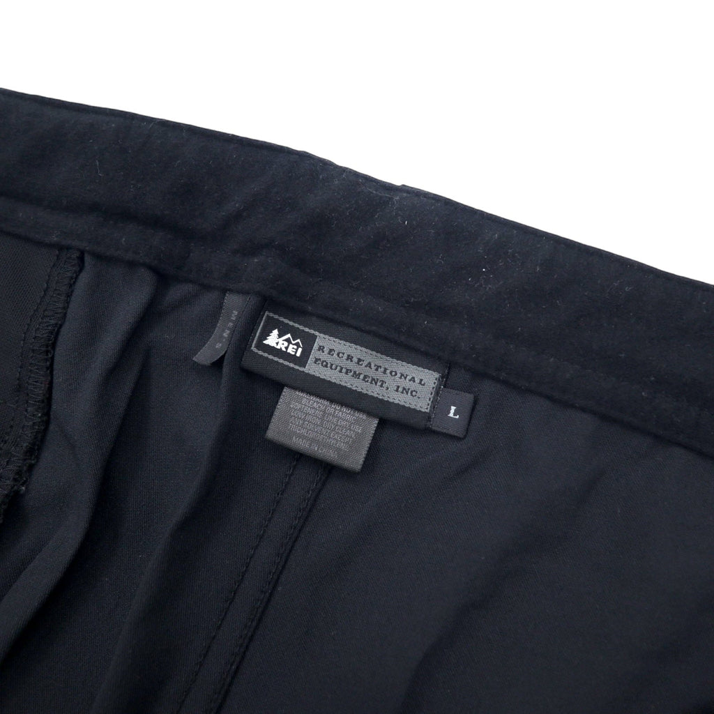 REI Pantaloni da arrampicata outdoor L neri in nylon elasticizzato 691865