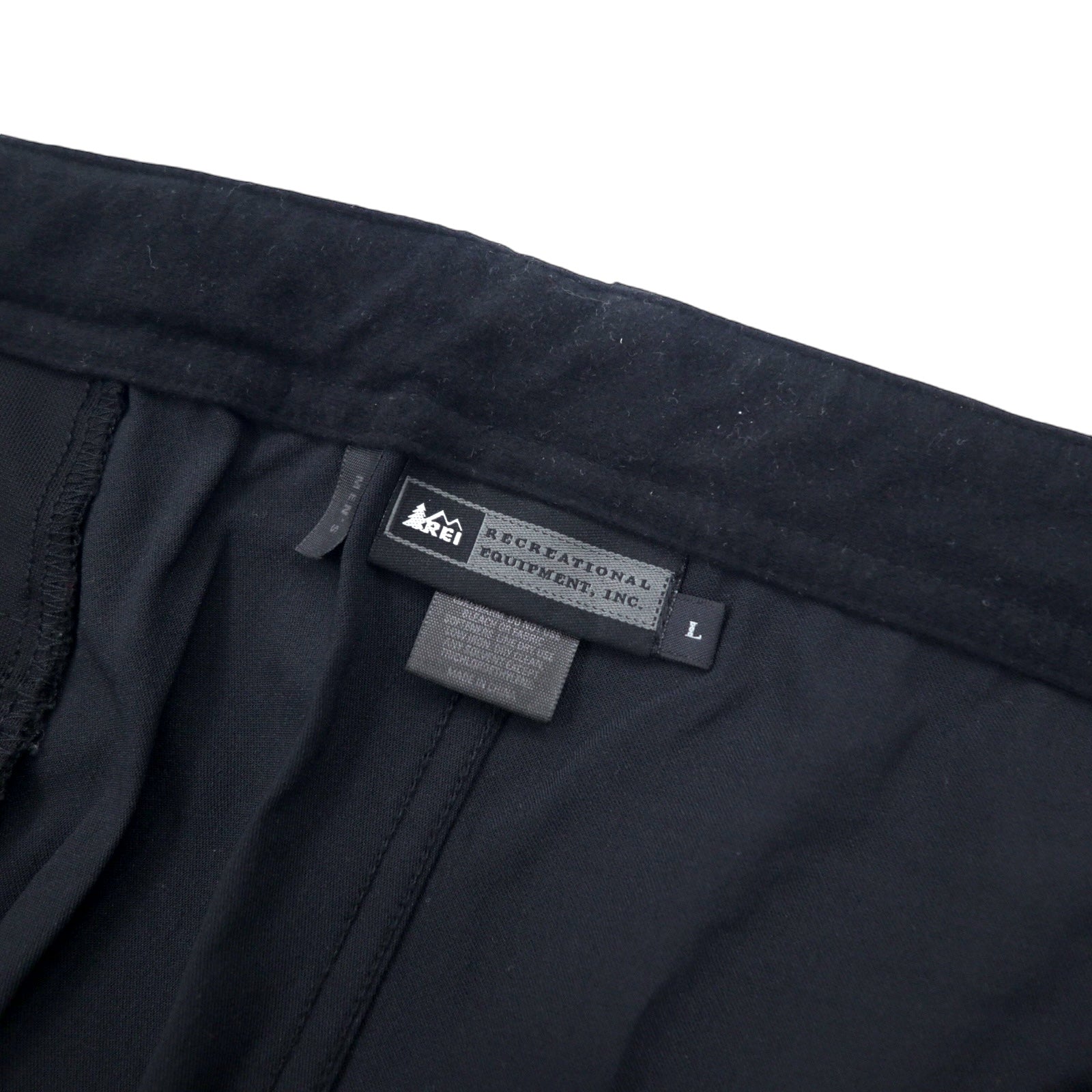 REI Pantaloni da arrampicata outdoor L neri in nylon elasticizzato 691865